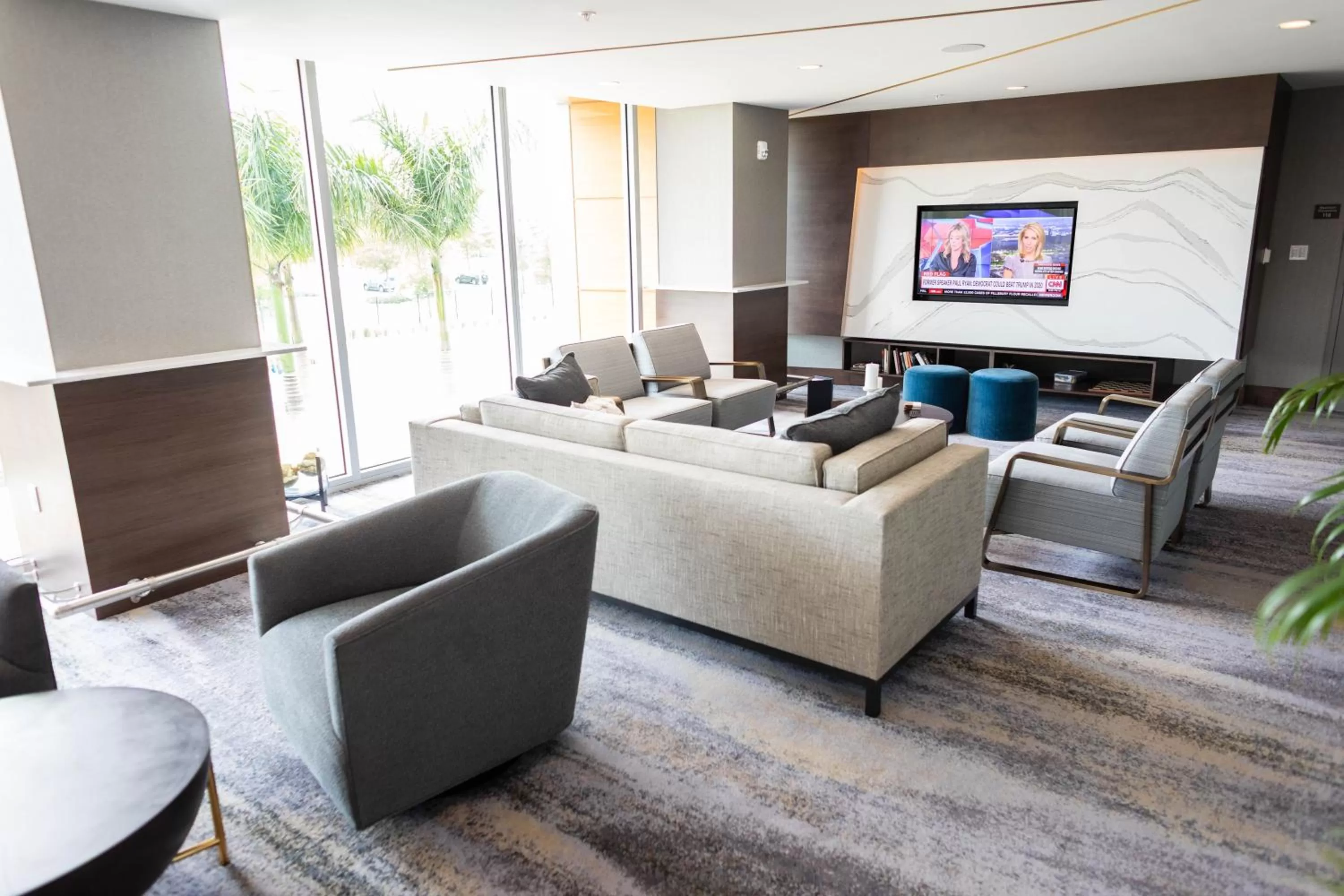 Living room in Legacy Hotel at IMG Academy