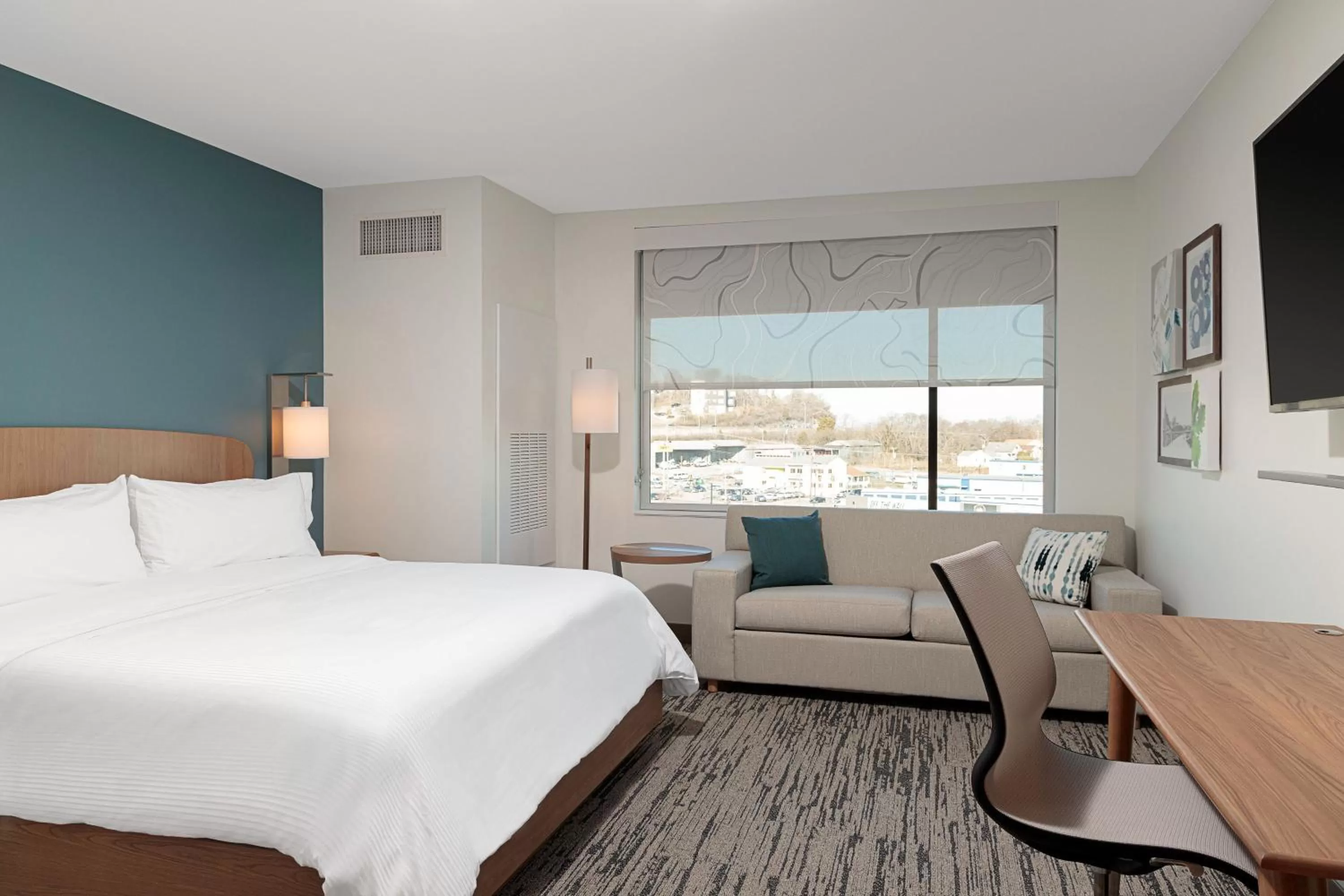 King Room with Pullout Sofa - Hearing Accessible in Element Nashville Vanderbilt West End