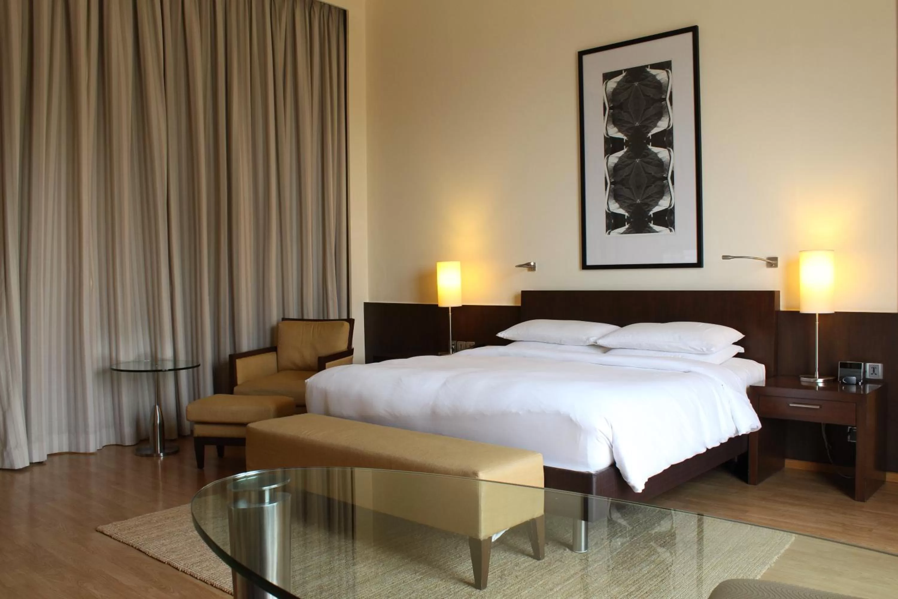 Bedroom, Bed in Hyatt Hyderabad Gachibowli