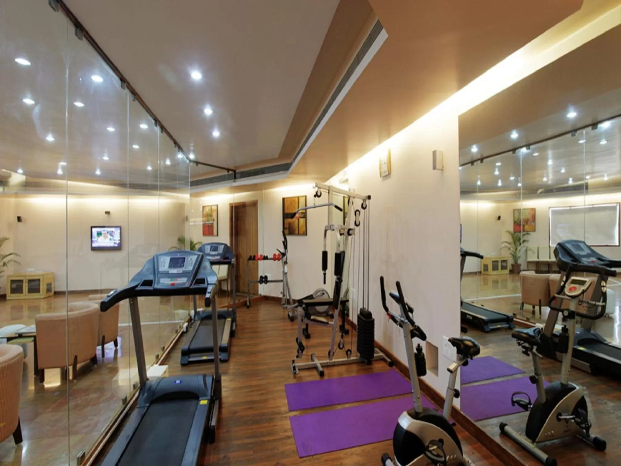 Fitness centre/facilities in Hotel Mayura