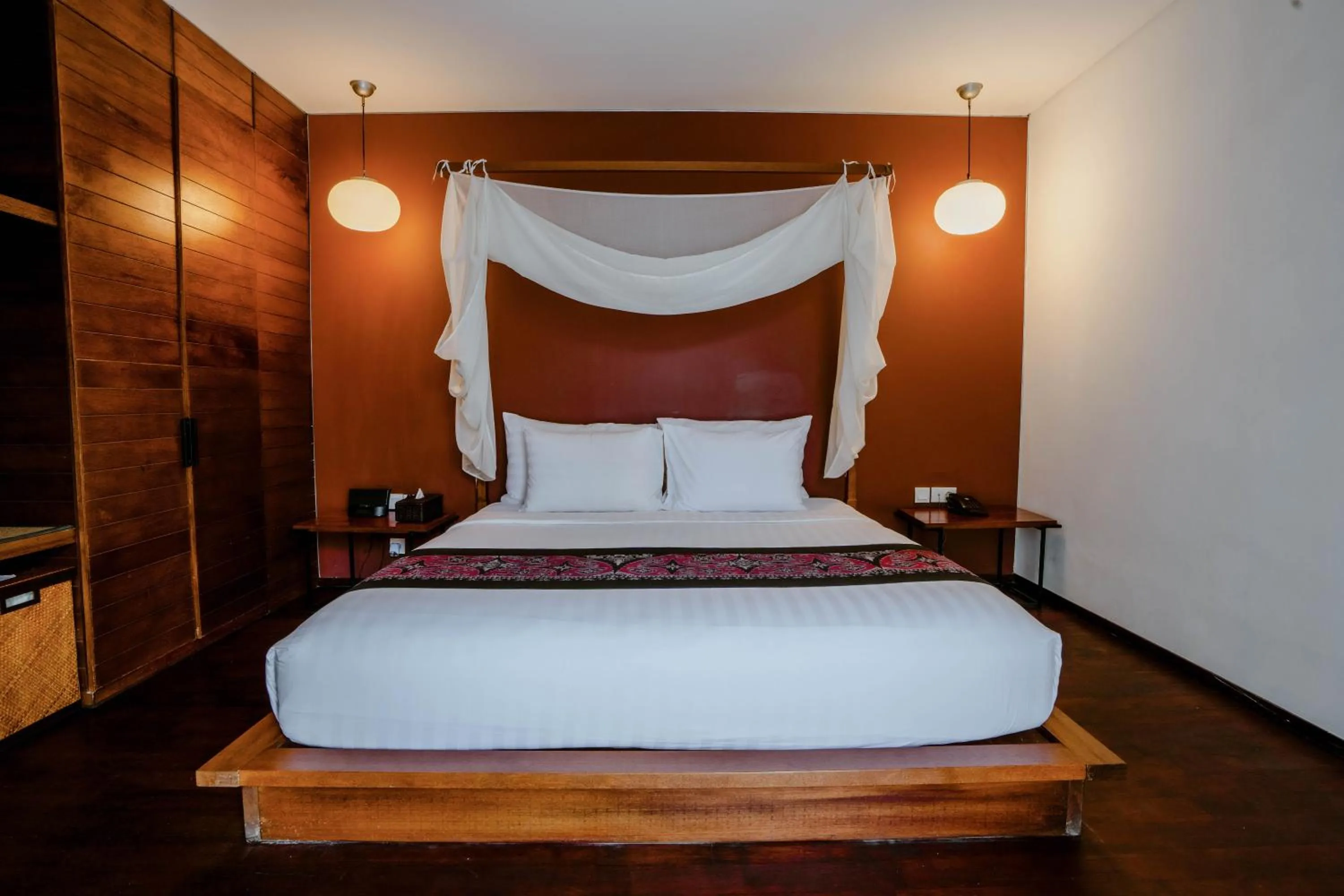 Property building, Bed in Abia Villa Legian