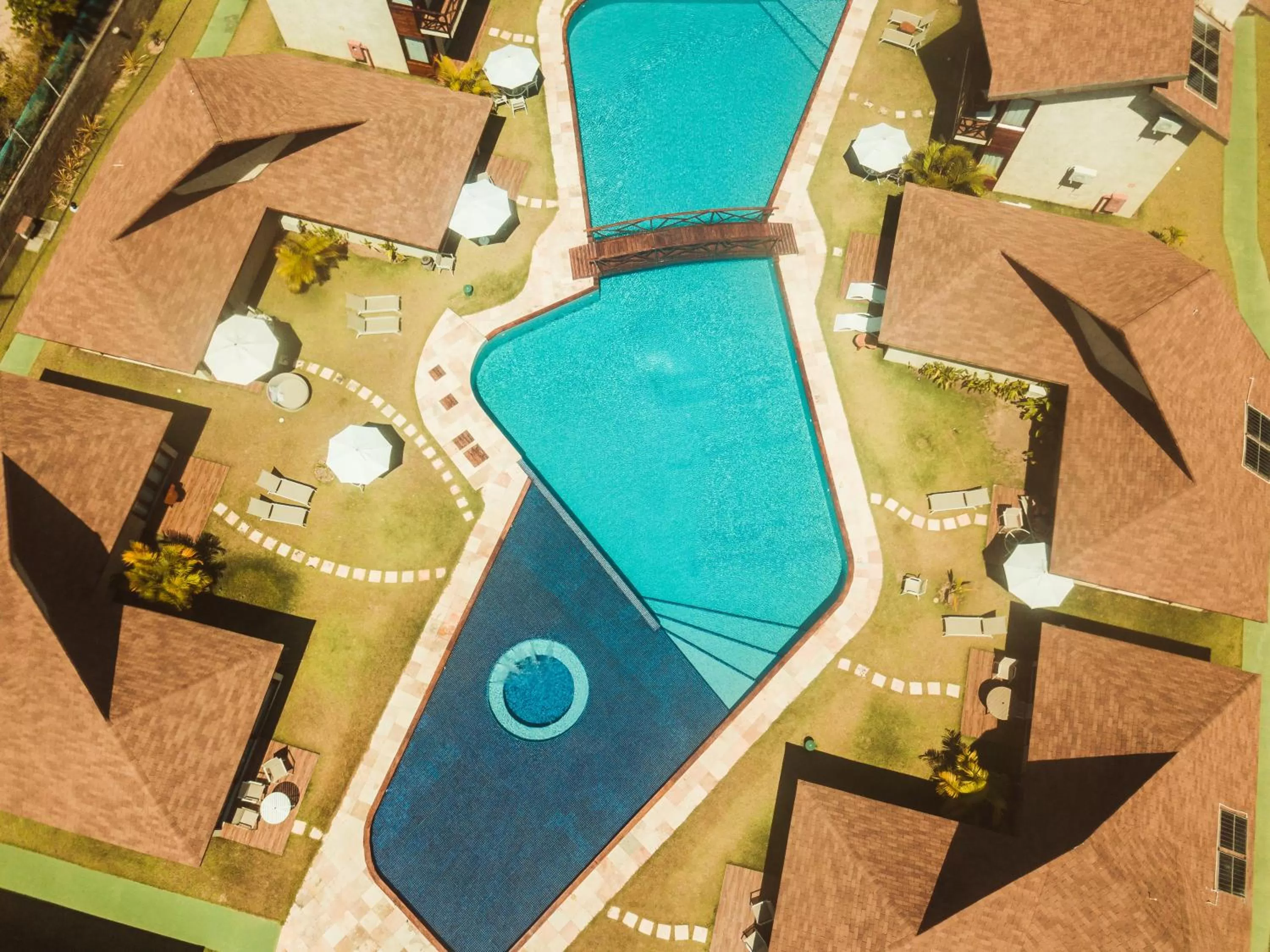 Bird's eye view in Pousada Rangai