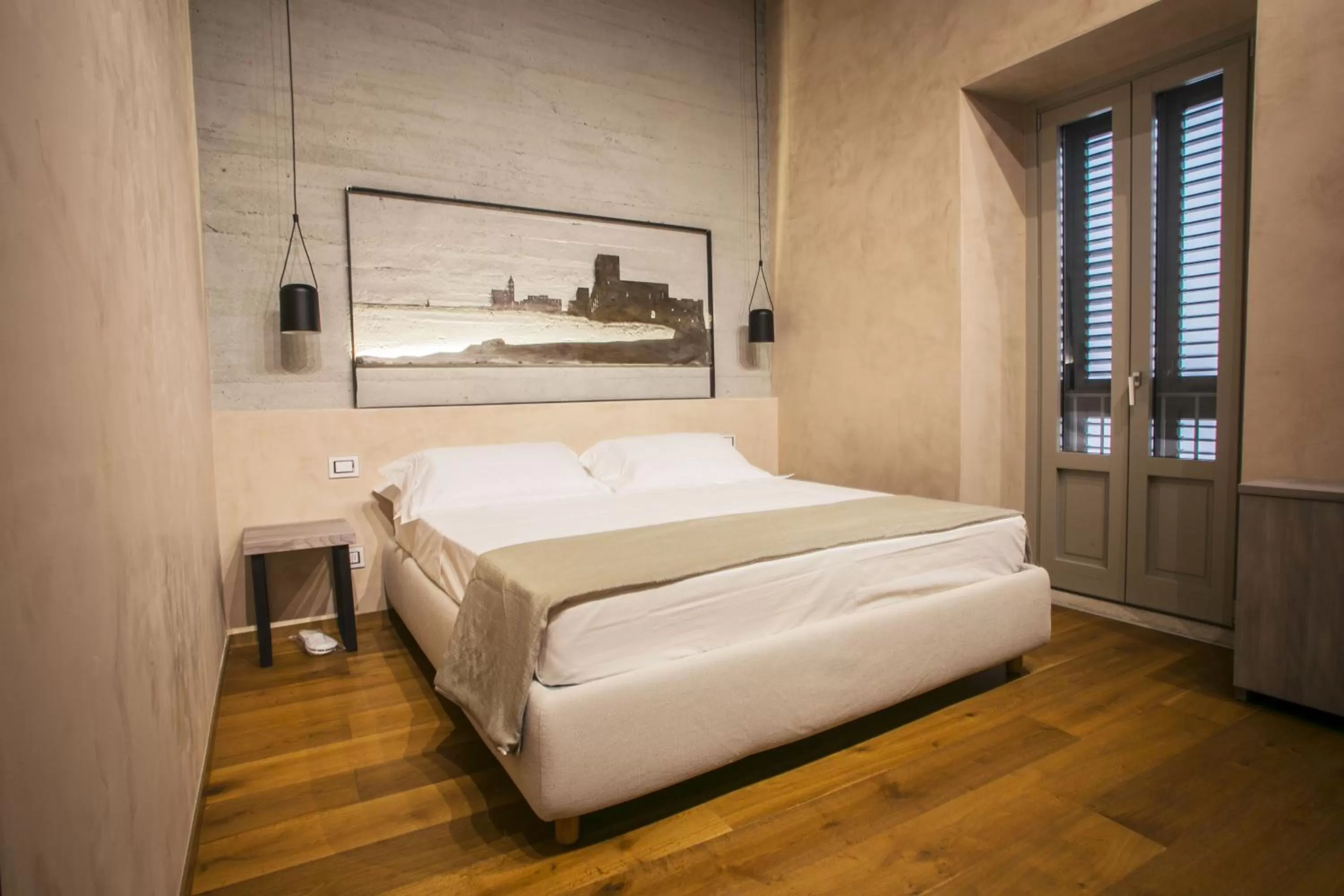 Bed in Edward Rooms & Wellness B&B