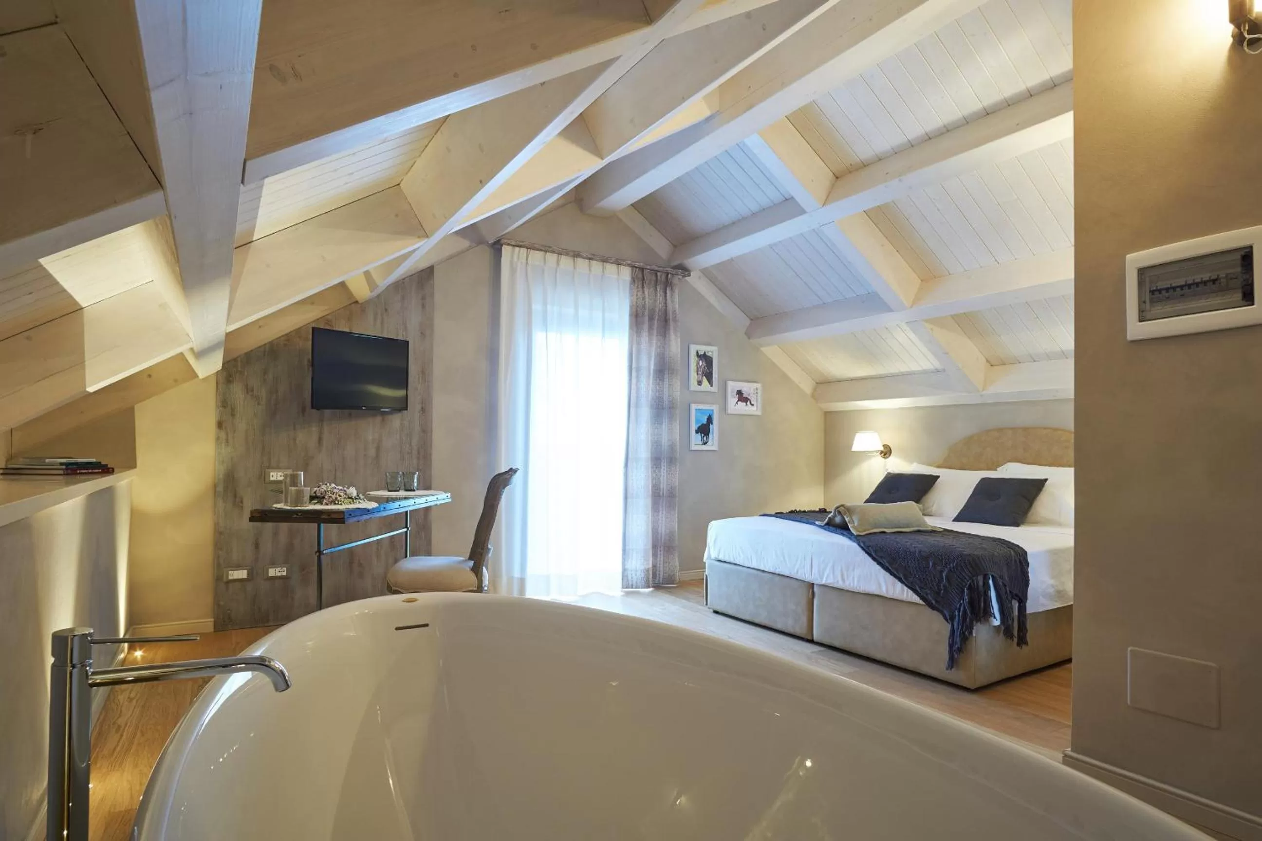 Bed in Relais Villa Miraglia