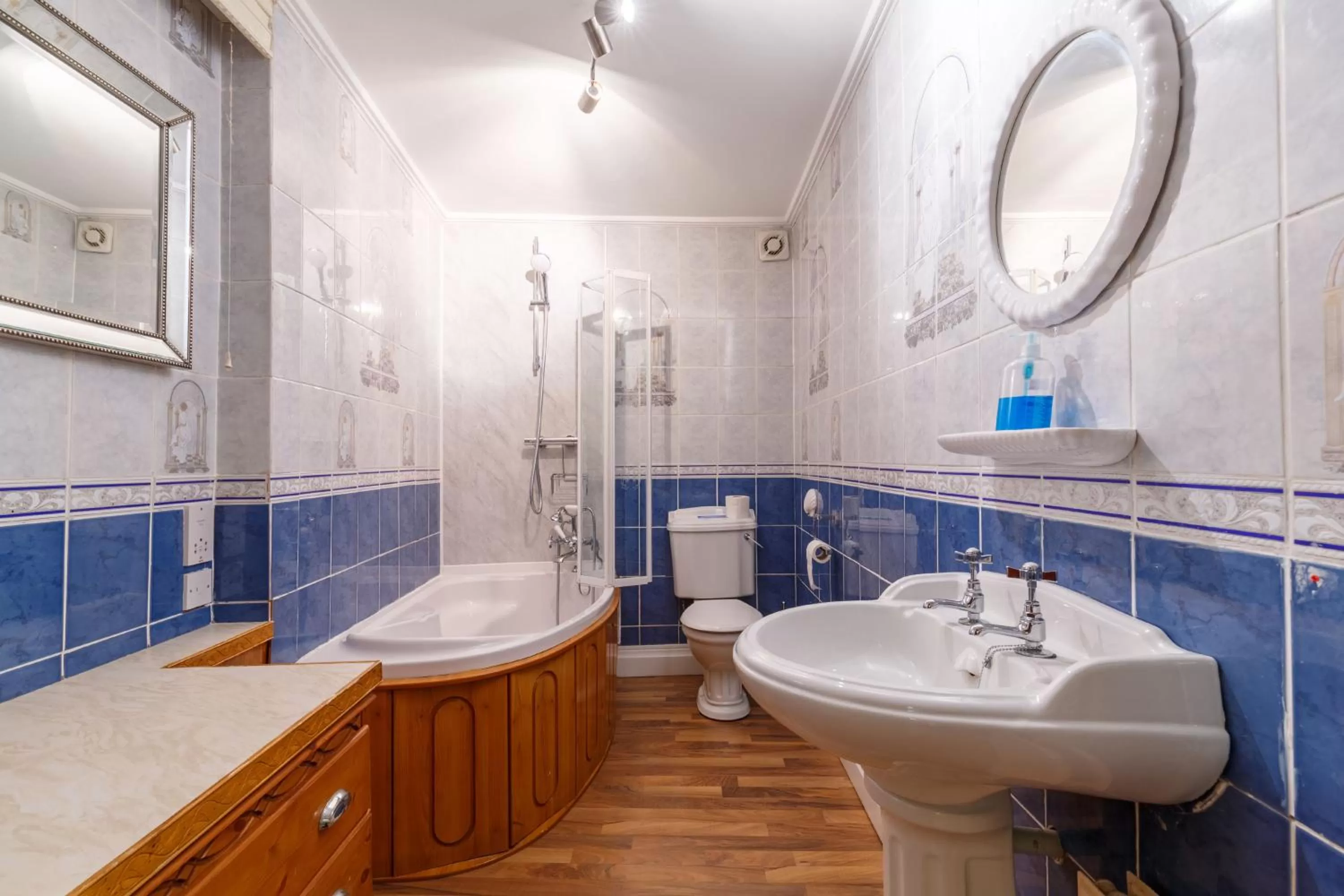 Shower in Castle Walk Bed & Breakfast