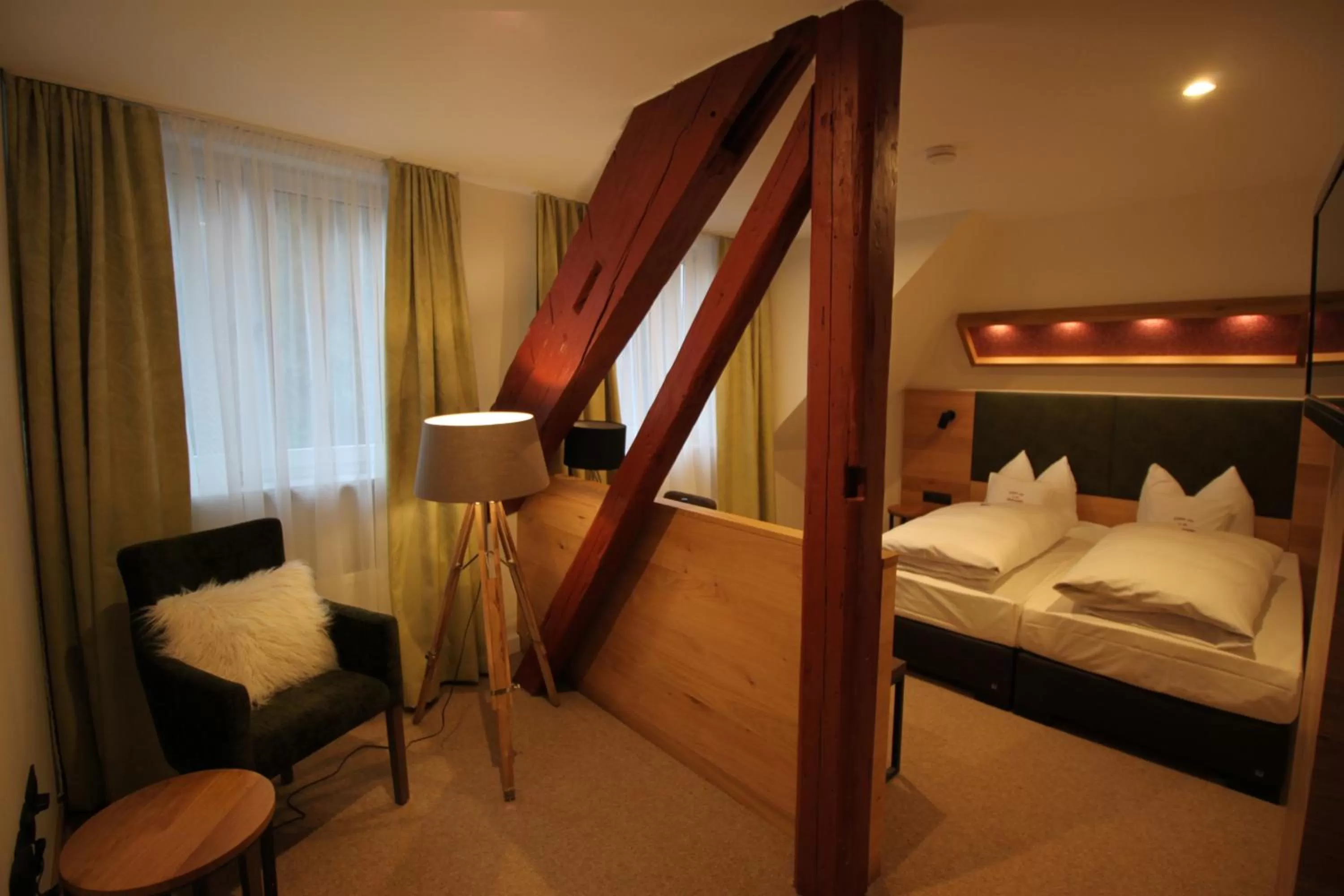 Bed in Hotel Hartl's Lindenmühle