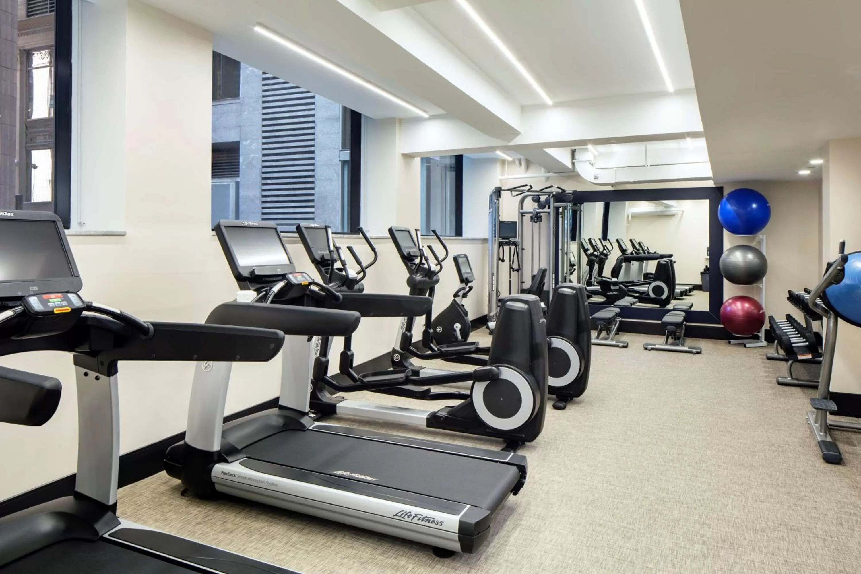 Fitness centre/facilities in Hyatt Centric Faneuil Hall Boston