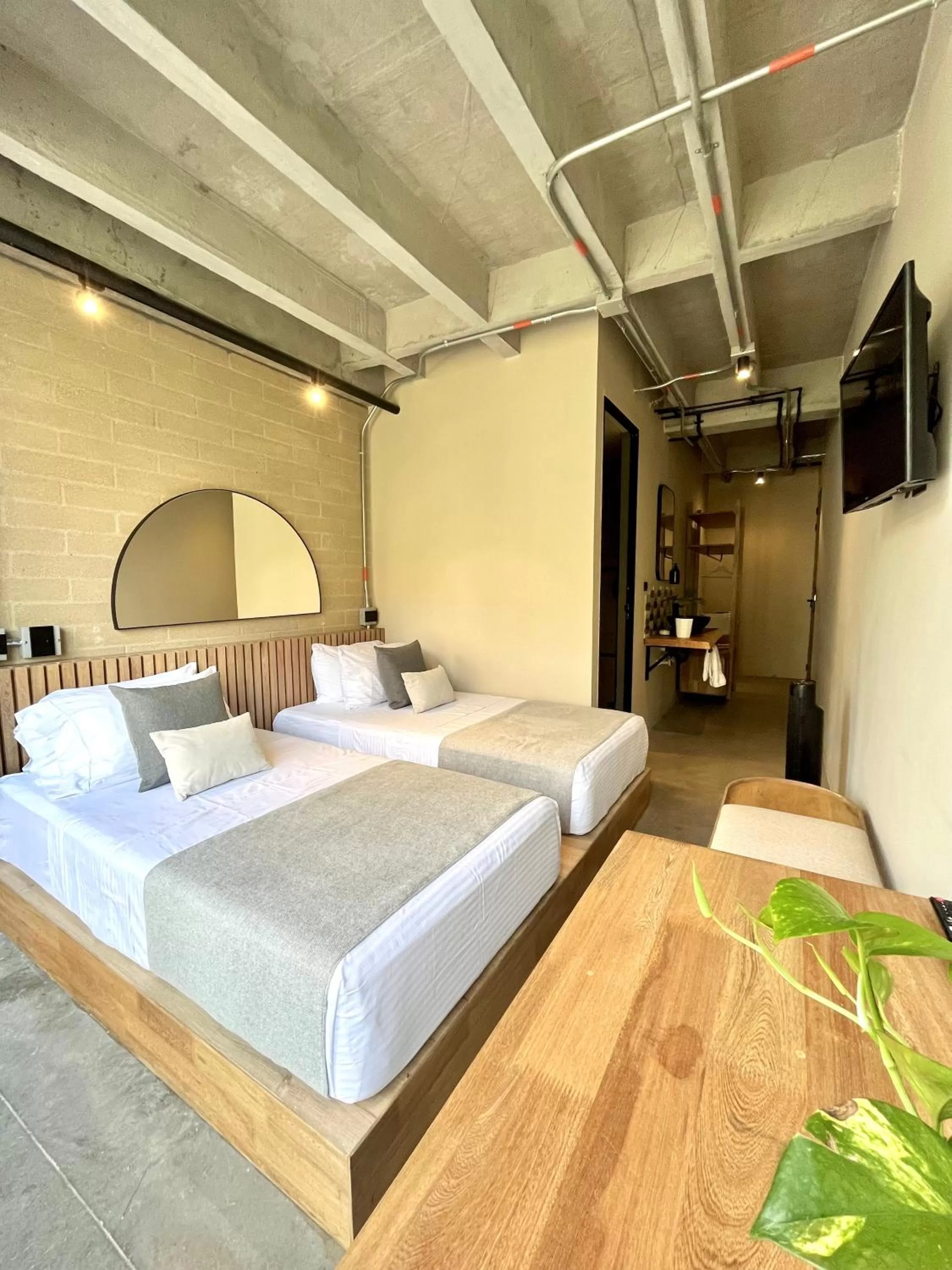 Bed in Beminimal Hotel