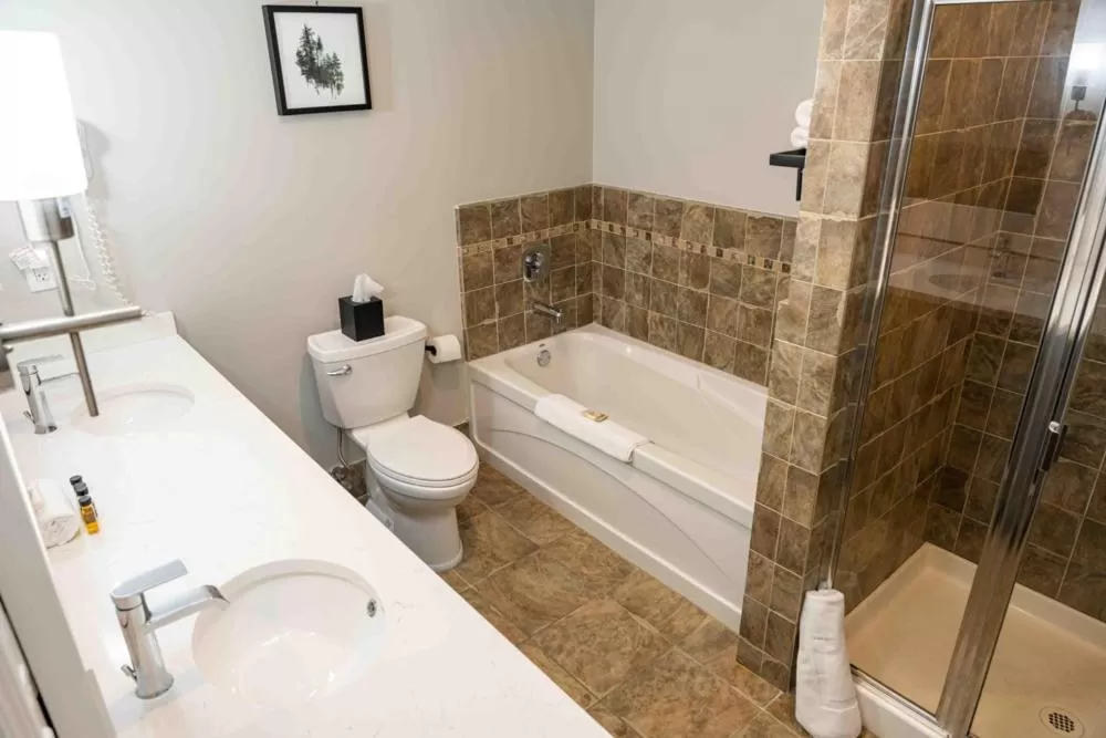 Toilet in The Appalachian at Mountain Creek