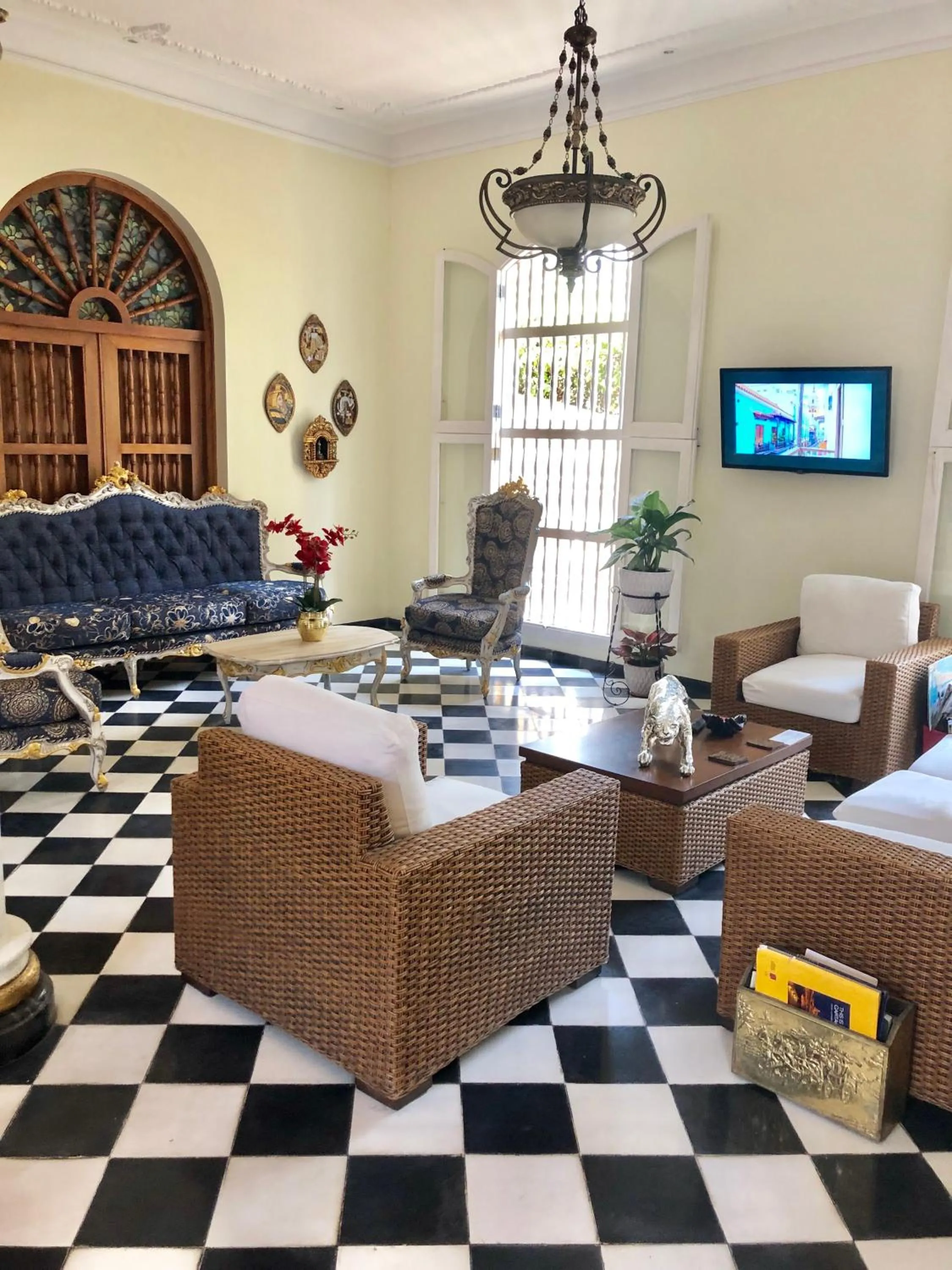 Living room in Hotel Boutique Castillo Ines Maria