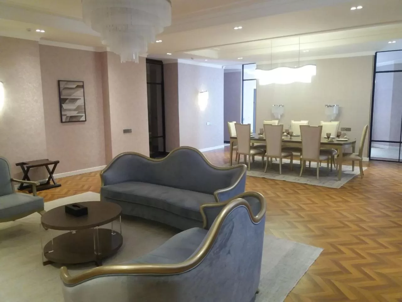 Bed in Termez Palace Hotel & Spa