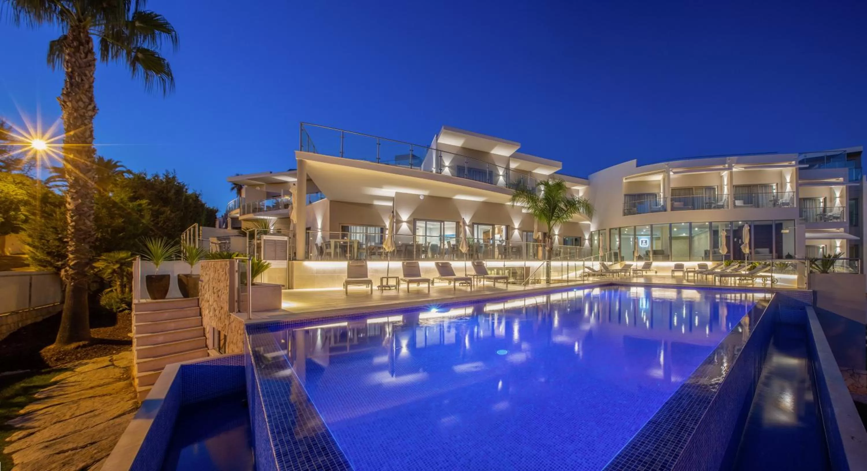 Swimming pool in Caneiros Luxury House & Suites