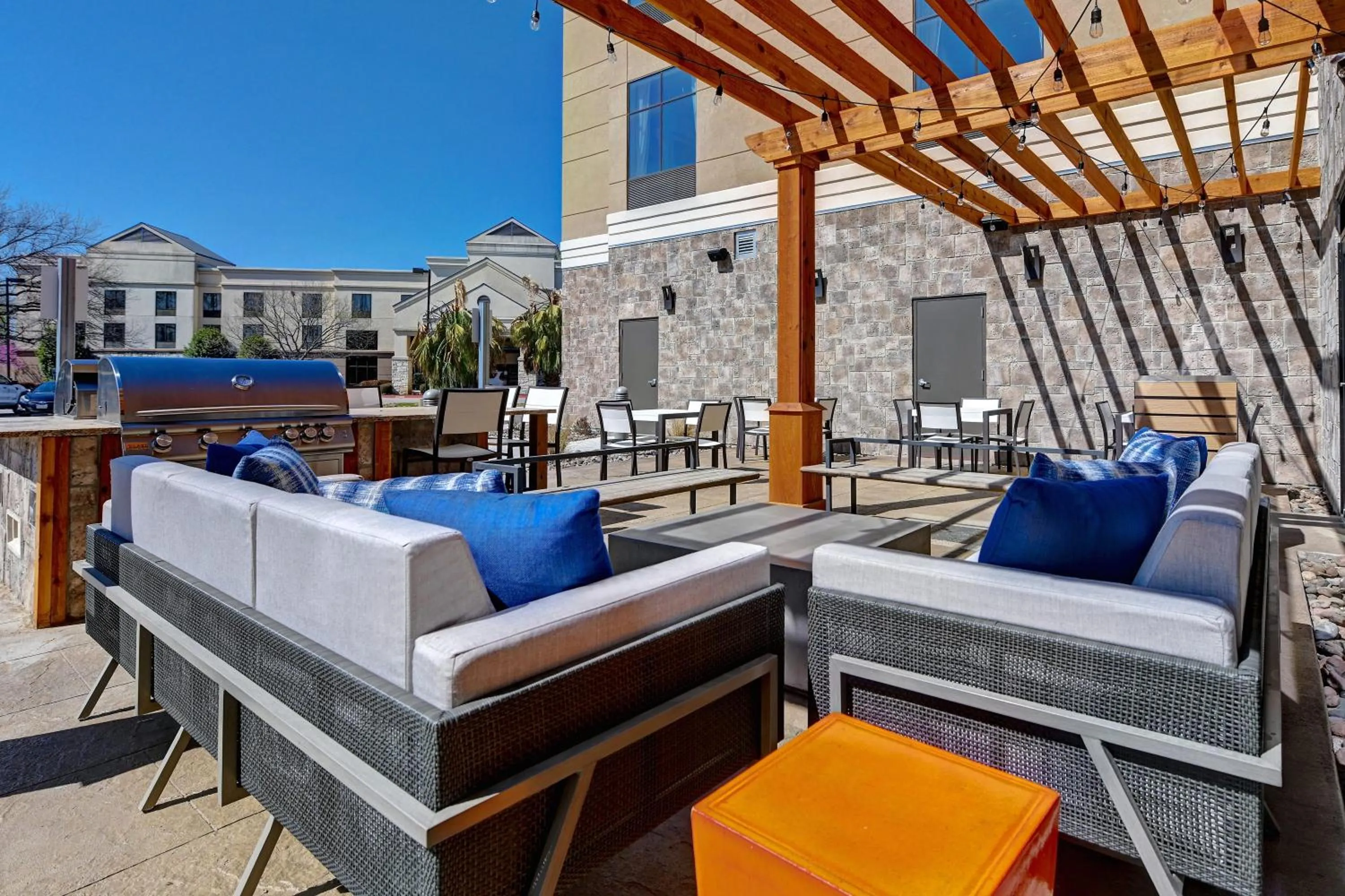 Patio in Homewood Suites By Hilton Austin/Cedar Park-Lakeline, Tx