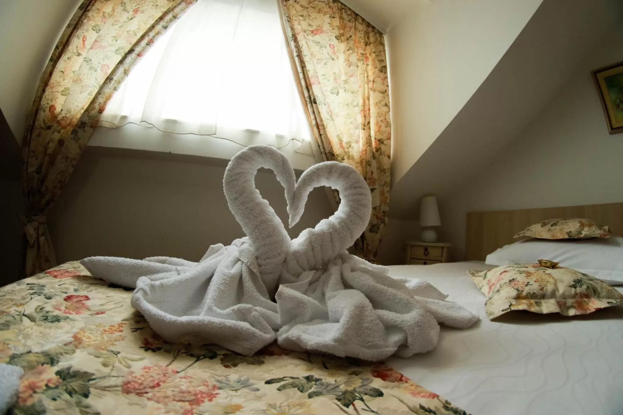 Bed in Garni Hotel Andric