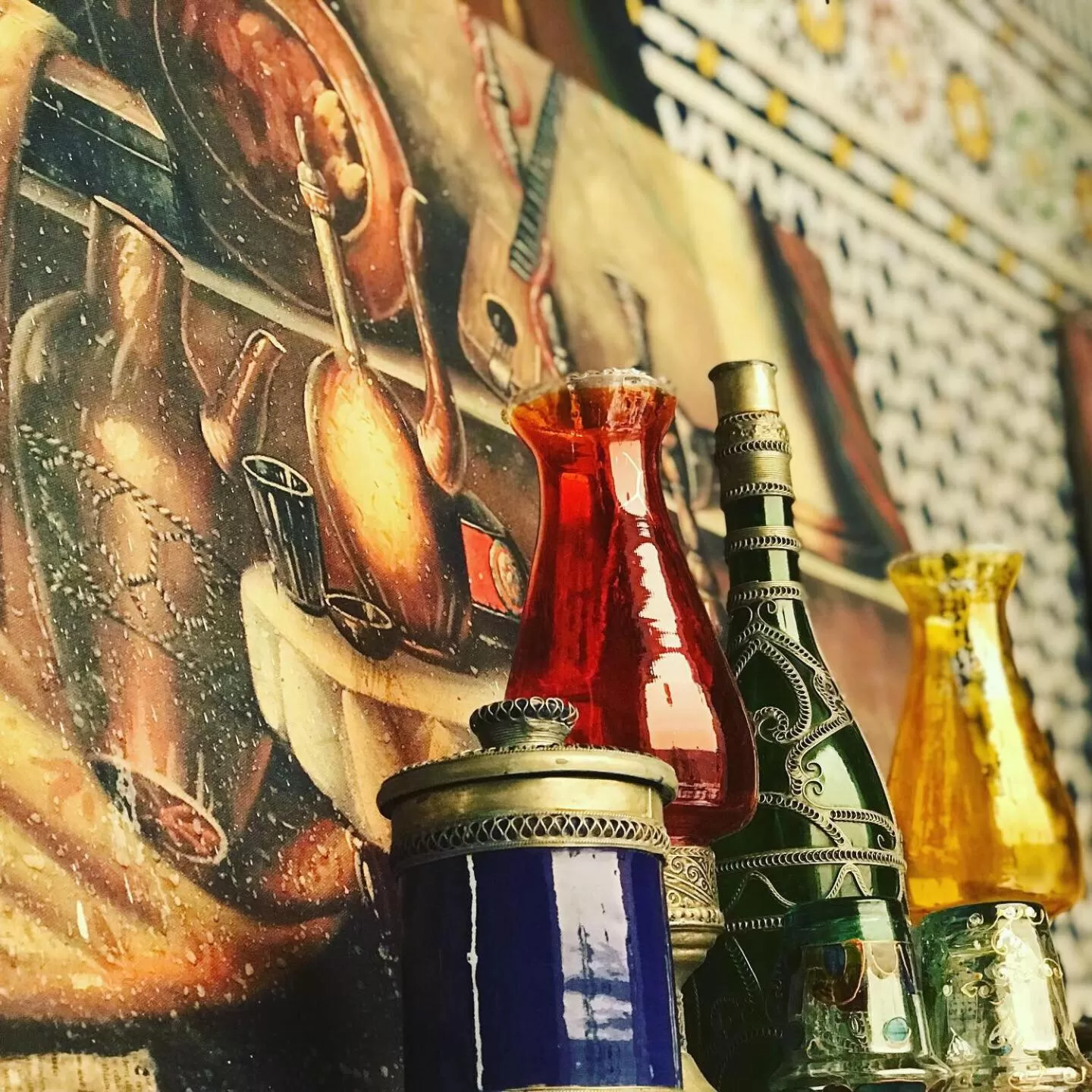 Seating area in Riad Taj Salma