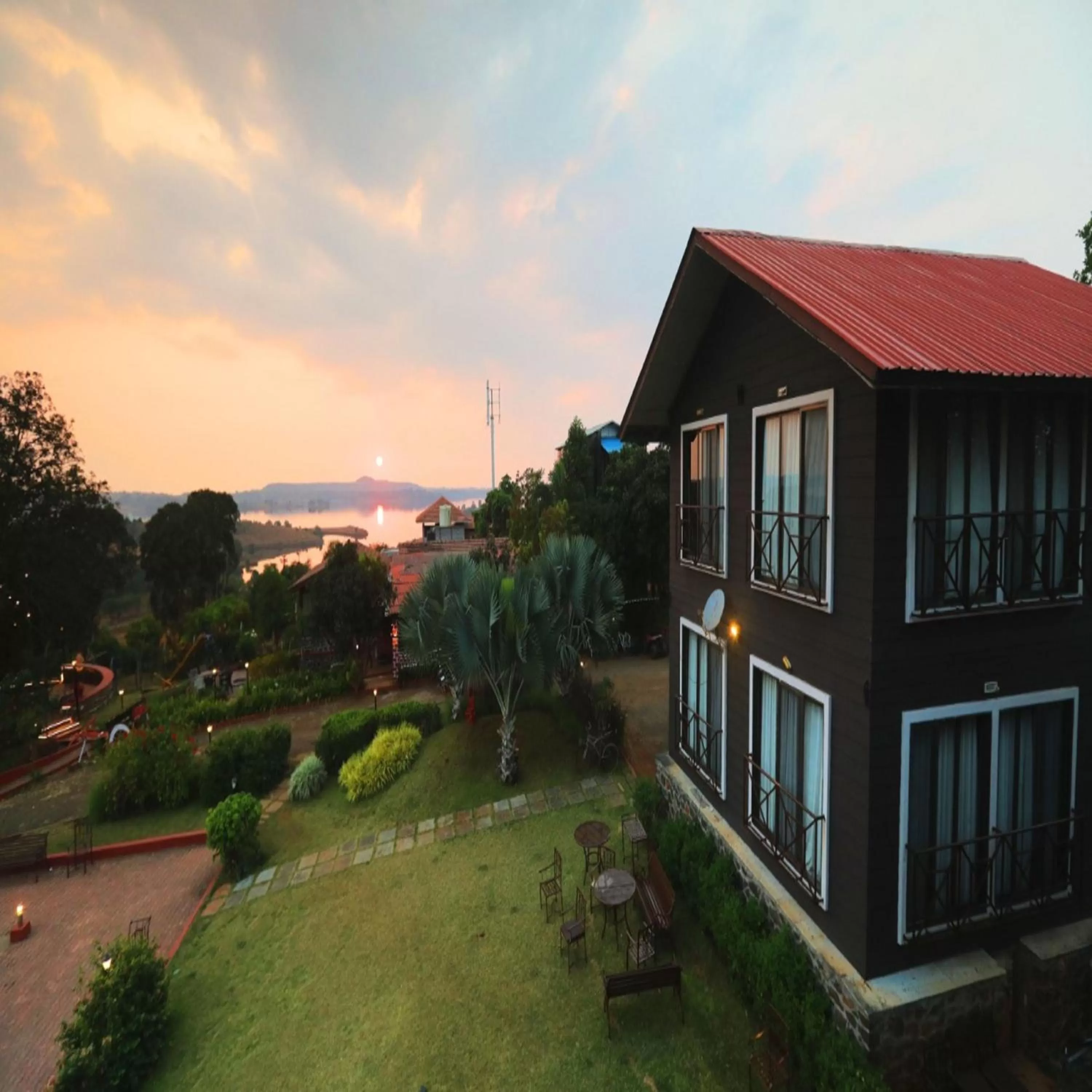 Property building in Jayshin Lake Vaitarna Resort - Igatpuri