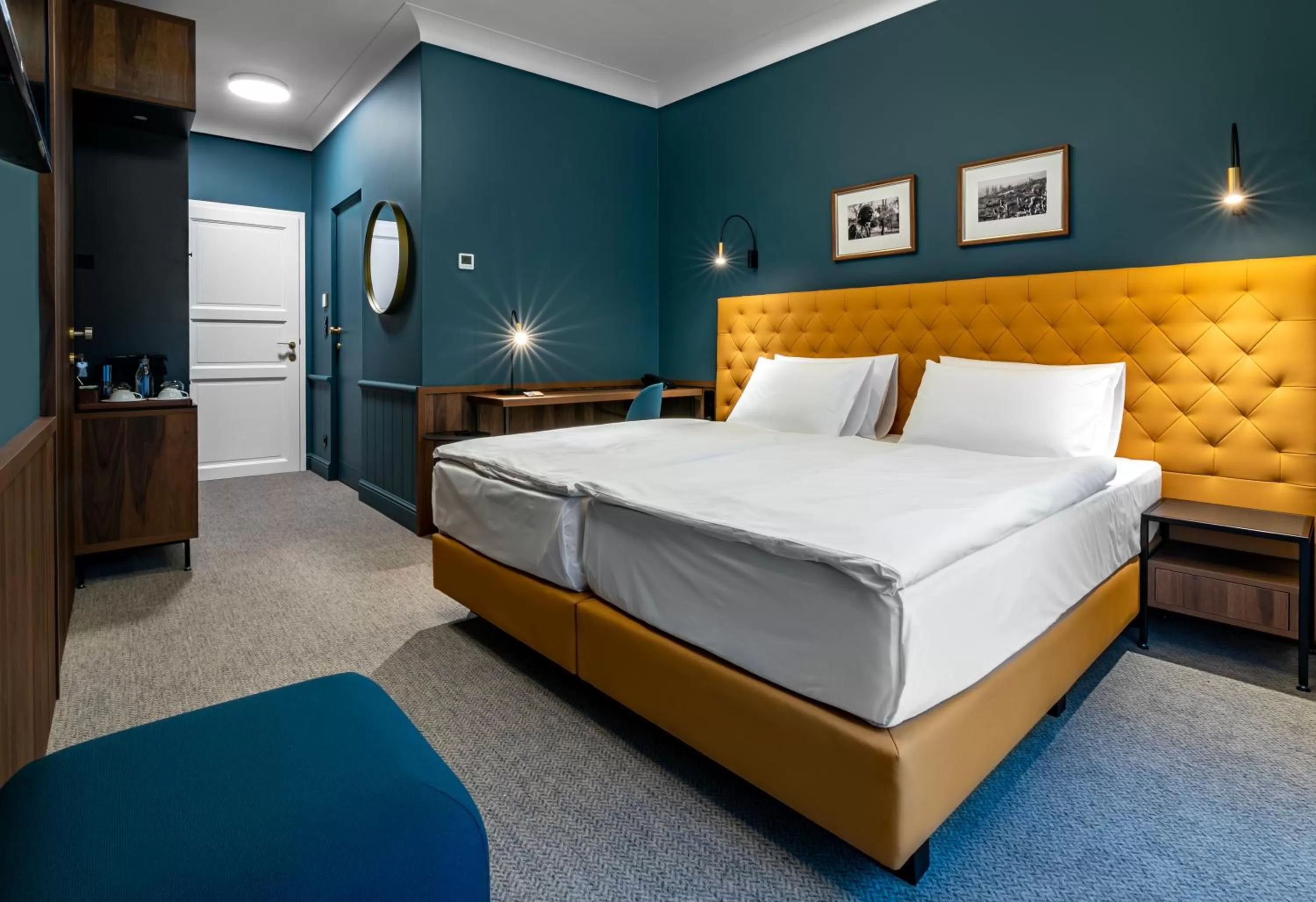 Bed in Palatinus Boutique Hotel