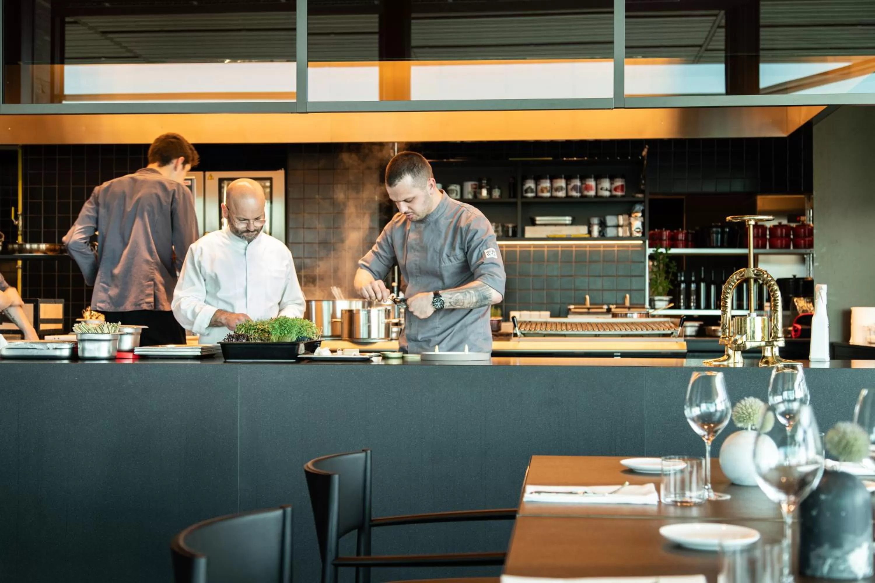 Restaurant/places to eat in Grand Park Hotel Rovinj by Maistra Collection