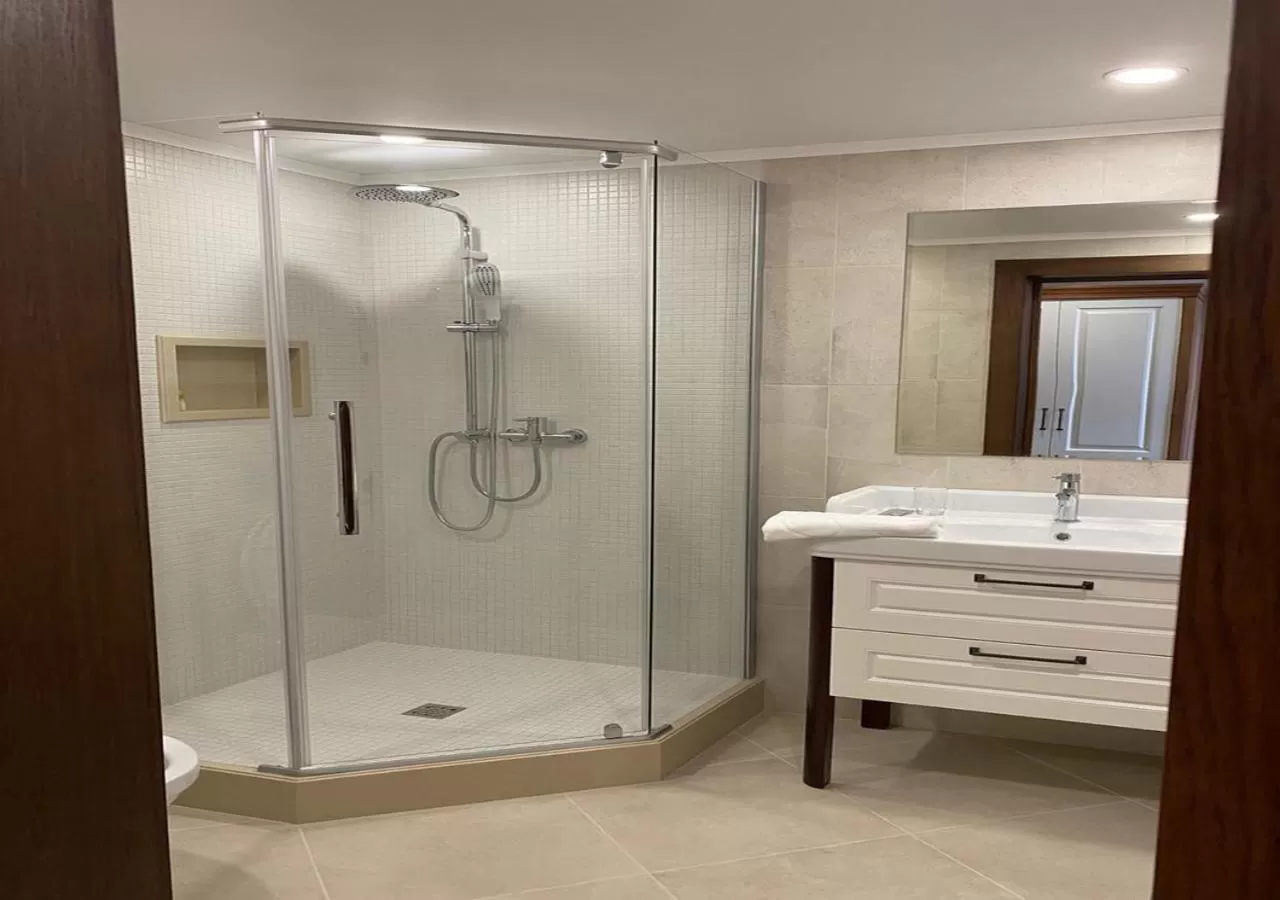 Bathroom in Boutique Hotel Kaspi