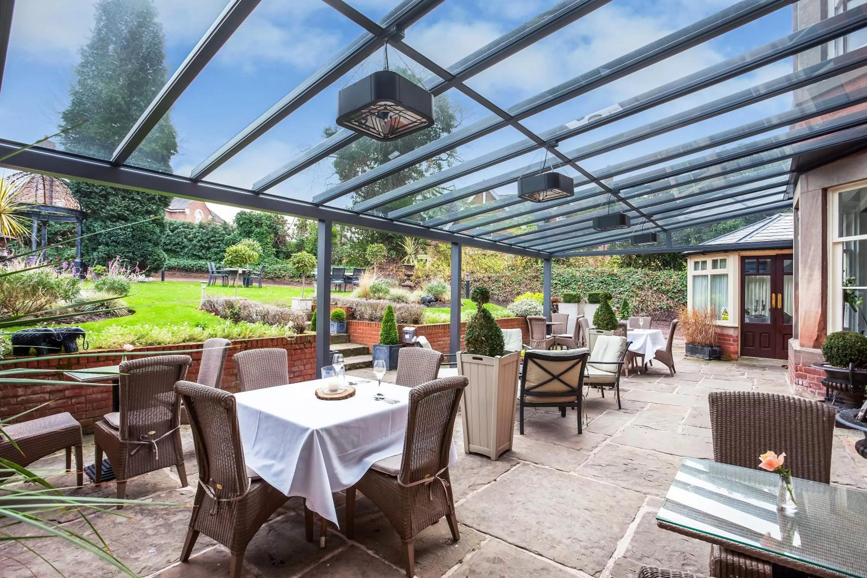 Patio in Alexandra Court Hotel