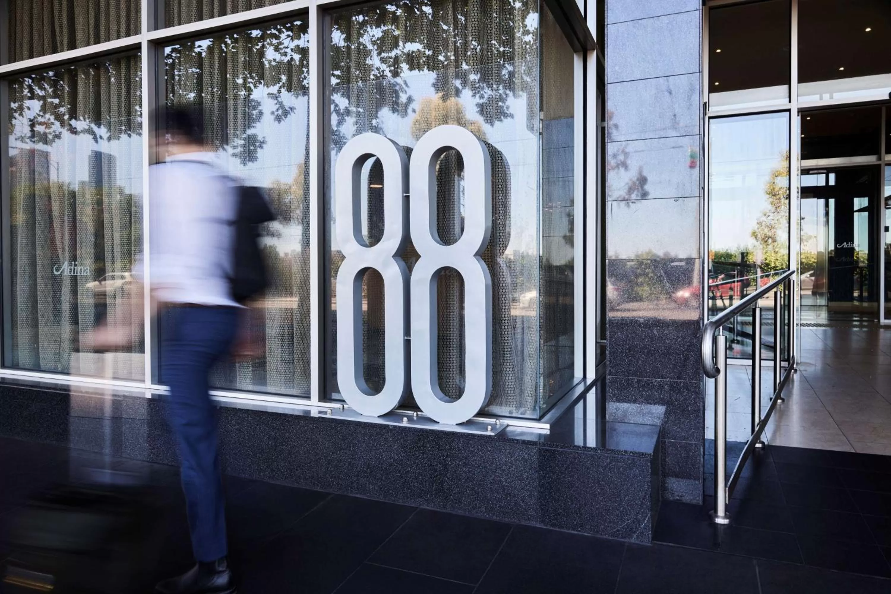 Property building in Adina Apartment Hotel Melbourne Flinders Street