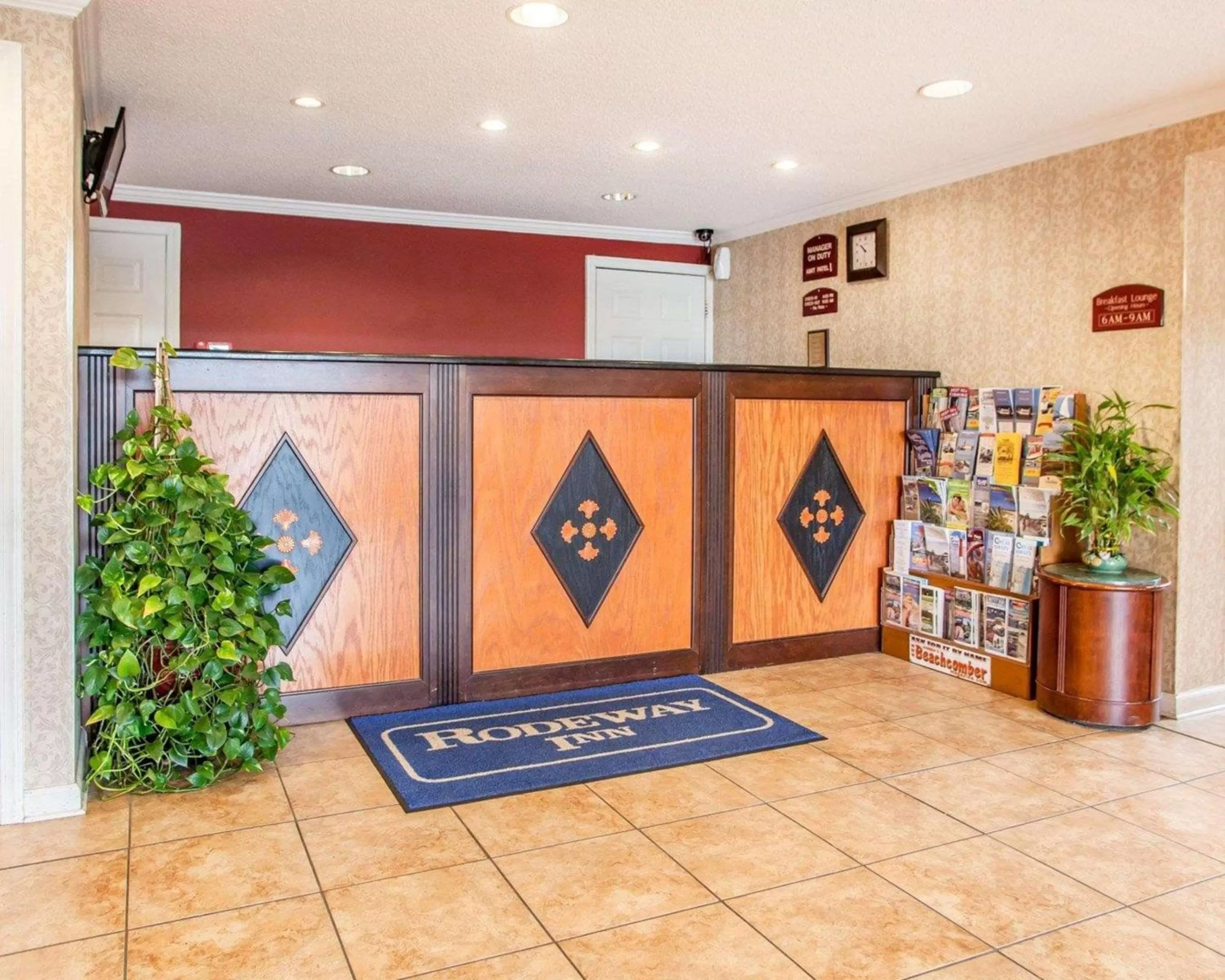 Lobby or reception in Rodeway Inn Point Pleasant Beach