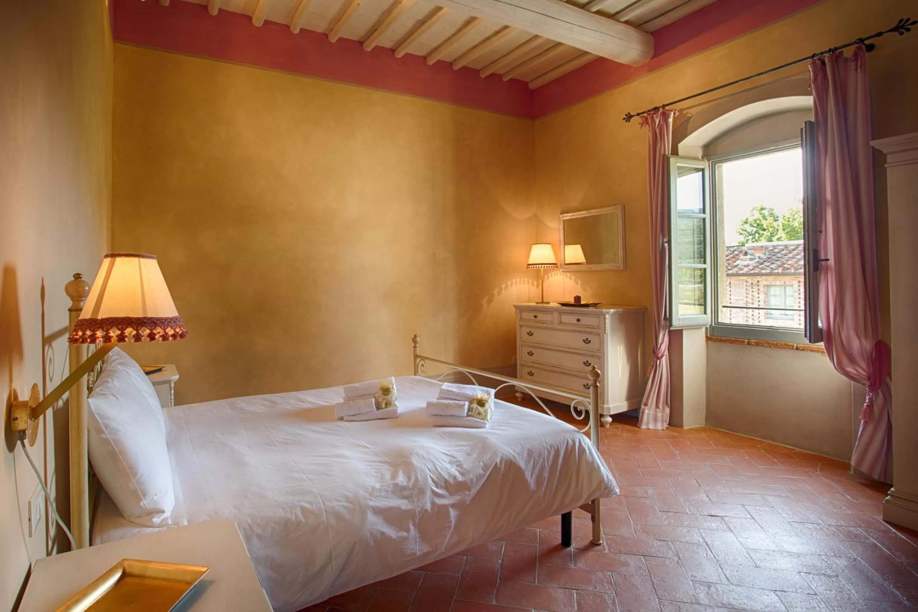 Bed in Podere San Pietro Resort