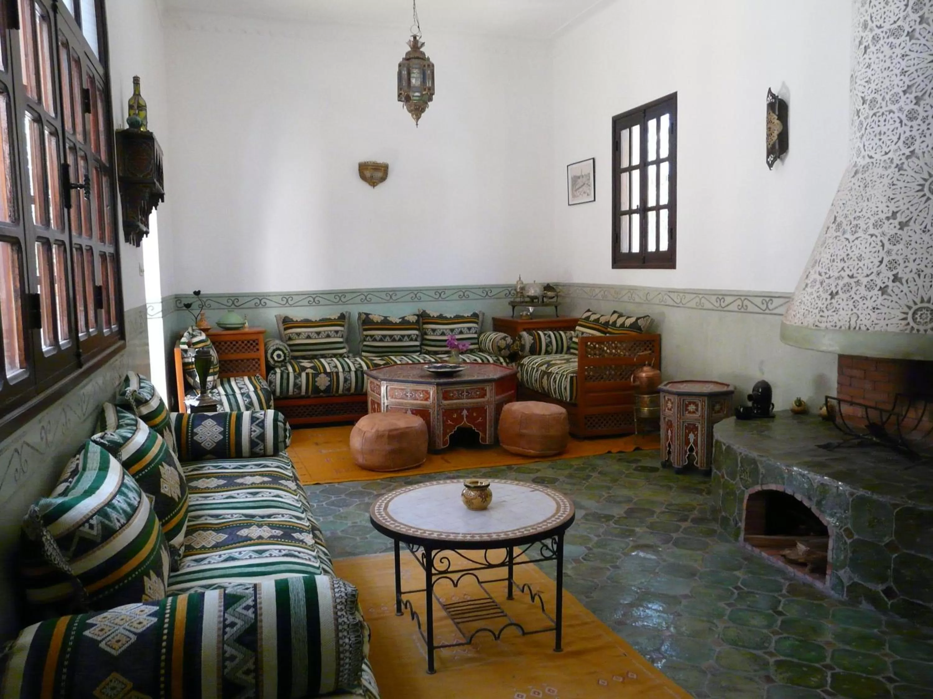Living room in Dar Nakhla - Zagora guest house