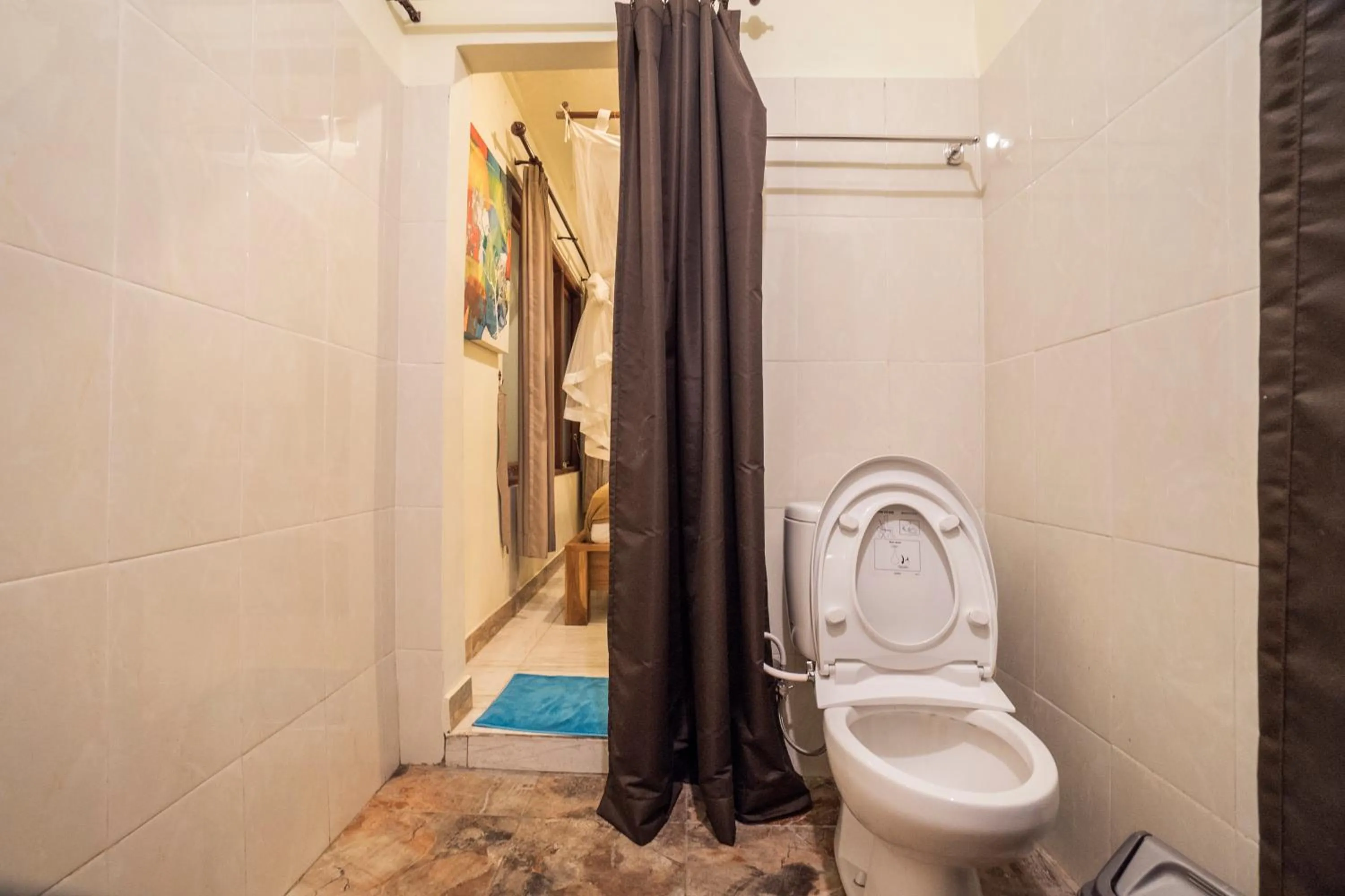 Bathroom in Gajah Biru Bungalows