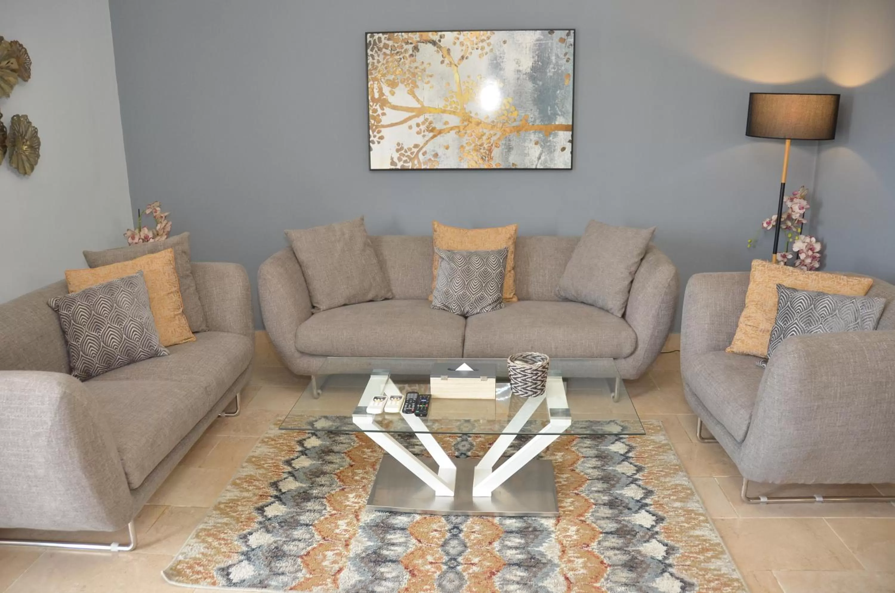 Living room, Seating Area in Montecito Apartments