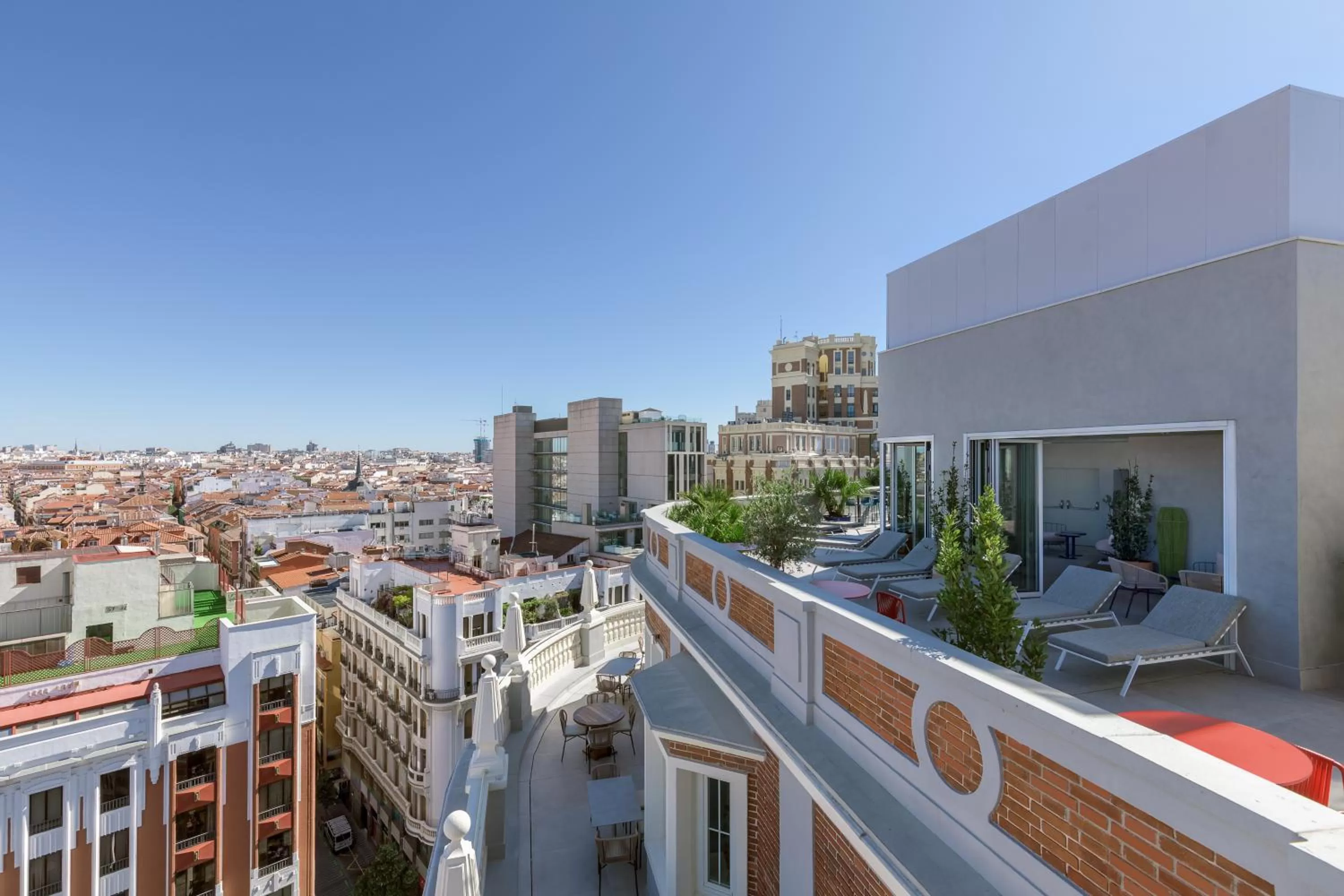 Balcony/Terrace in Room Mate Macarena, Madrid Gran Vía