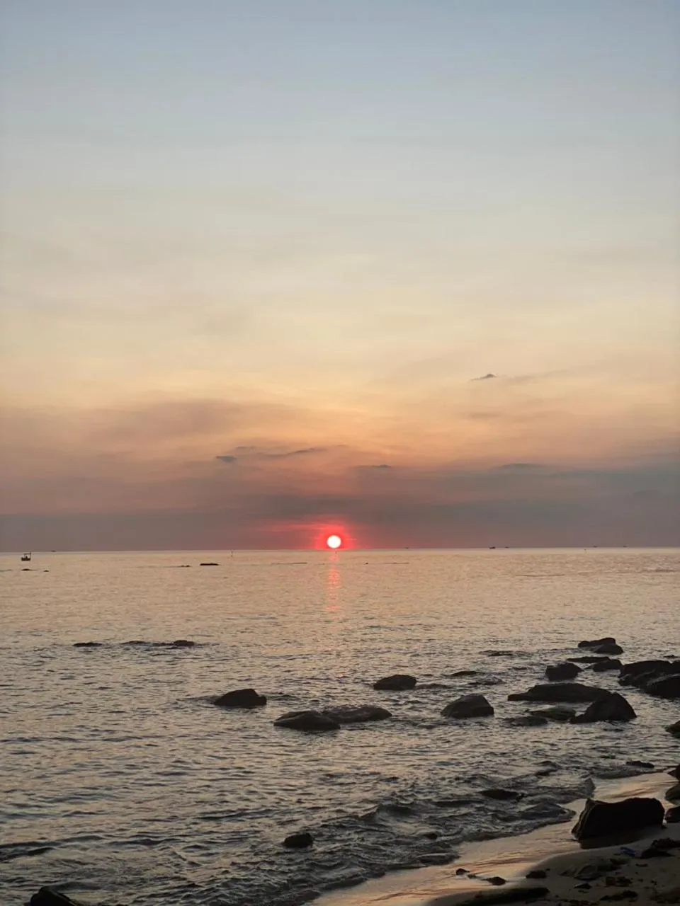 Sunset in Coco Palm Beach Resort