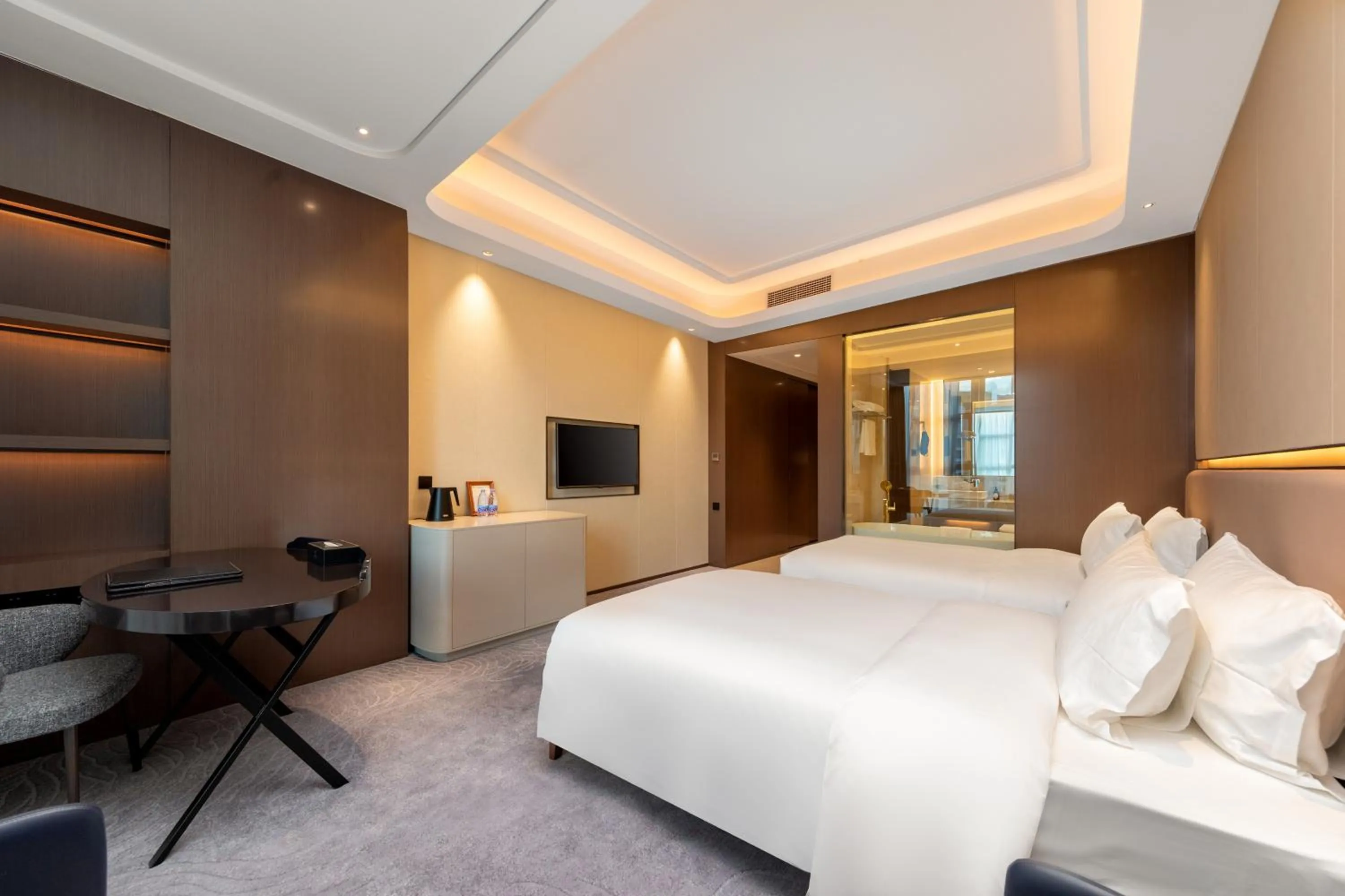 Bed in Honder International Hotel - Free shuttle bus between hotel and exhibition center during Canton Fair period