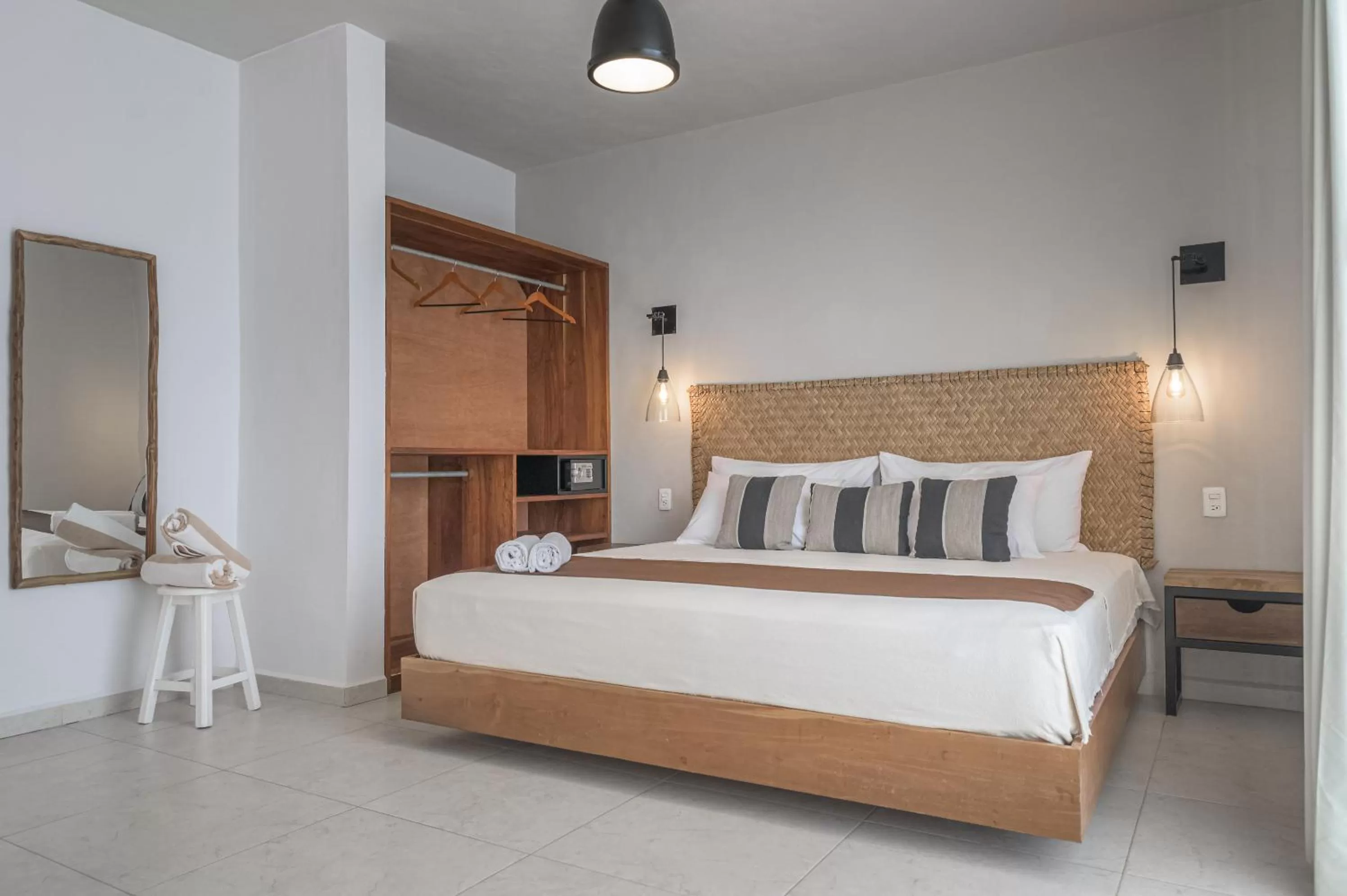 Bed in AGAM Hotel Boutique Bacalar - Adults Only
