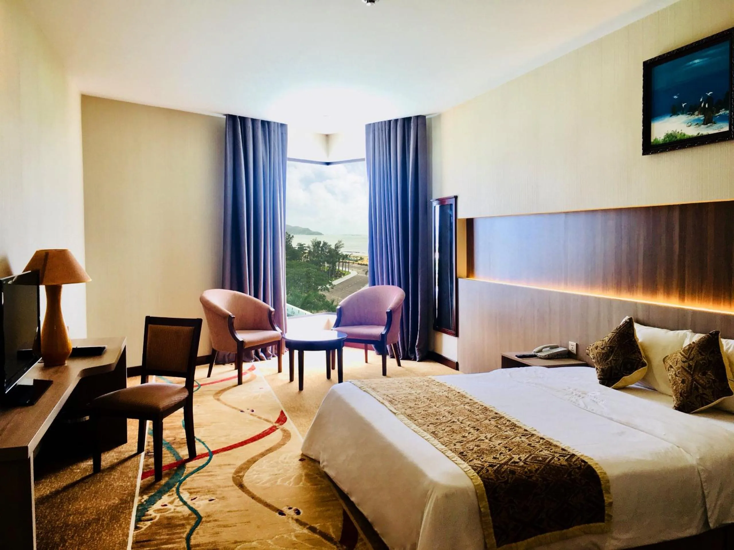 Bed in Saigon Quy Nhon Hotel