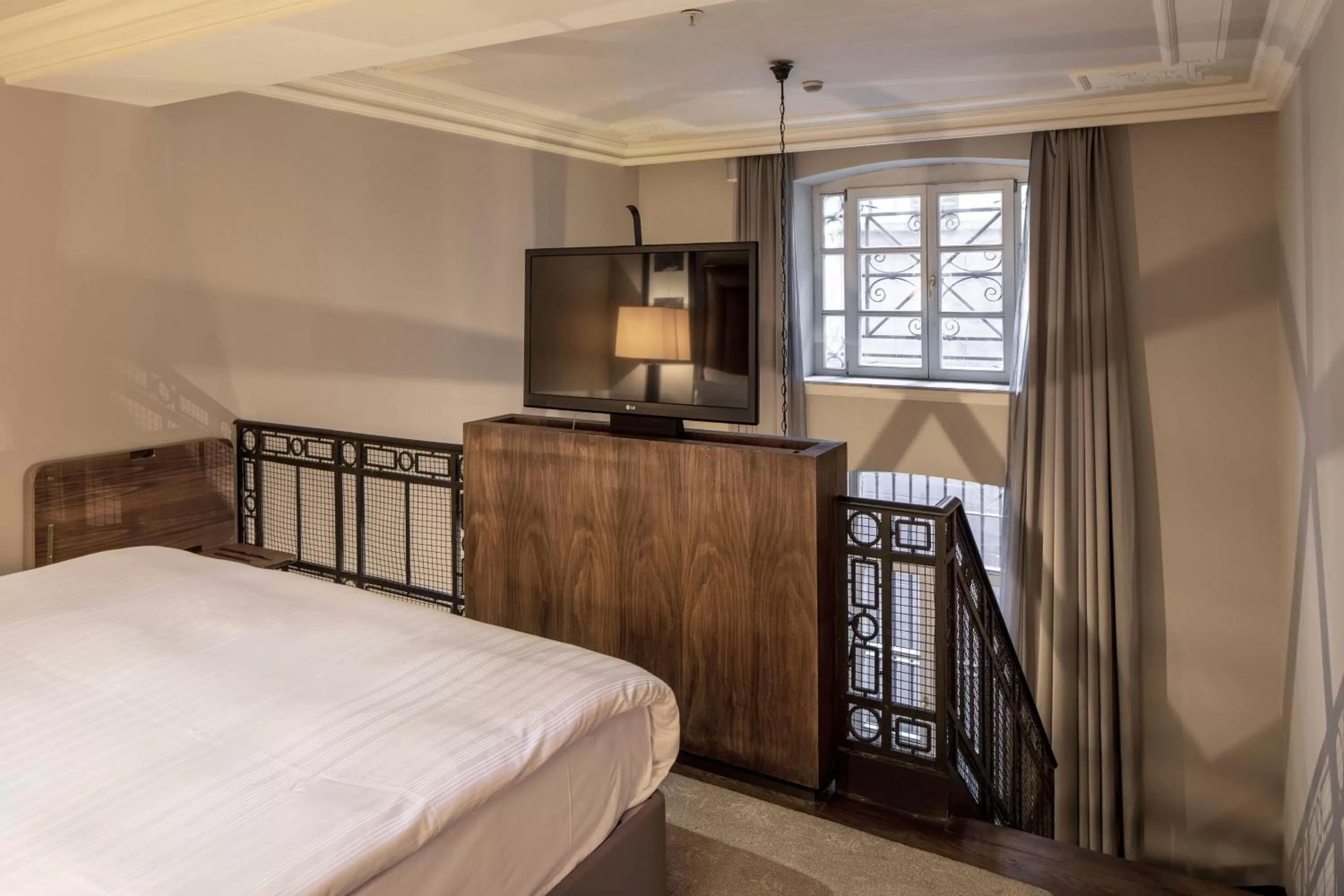 Bedroom, Bed in The Bank Hotel Istanbul, a Member of Design Hotels