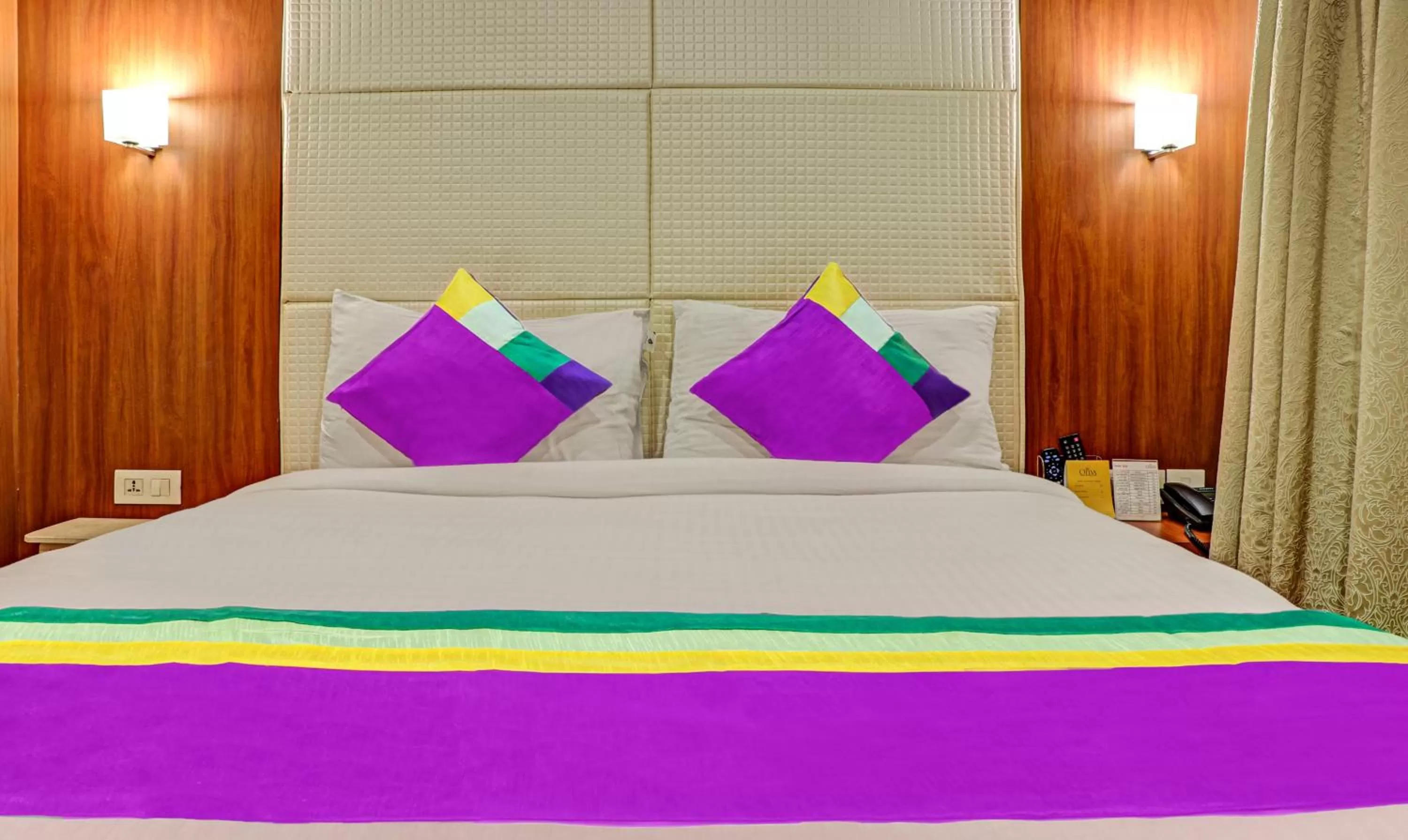 Bed in The Onyx Hotel