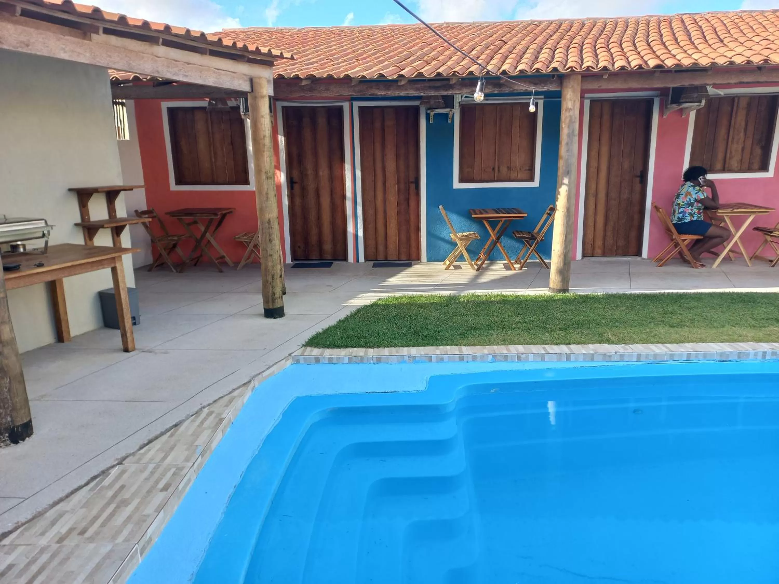 Property building, Swimming Pool in Pousada Ventos e Velas