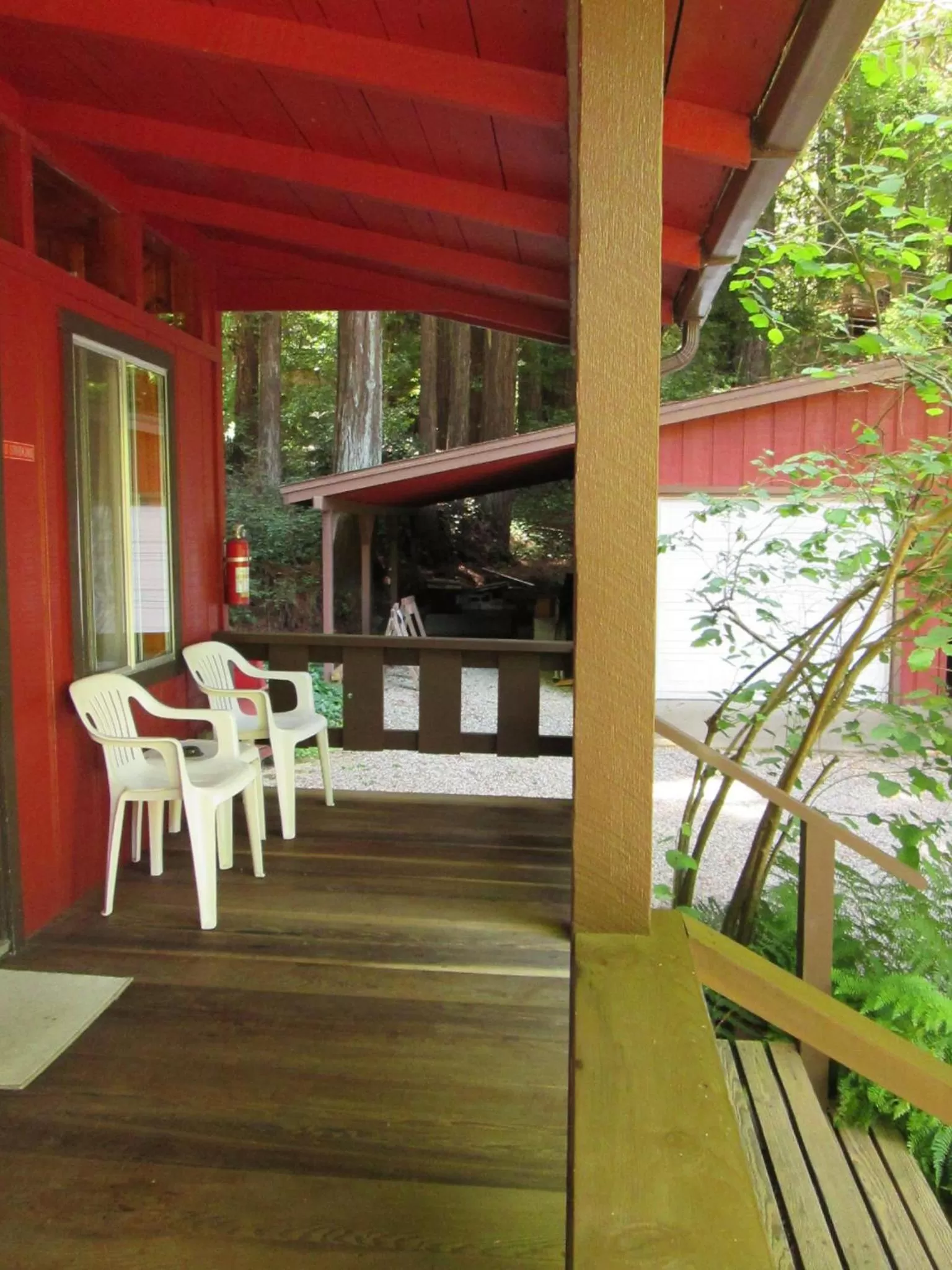 Patio in Fern River Resort