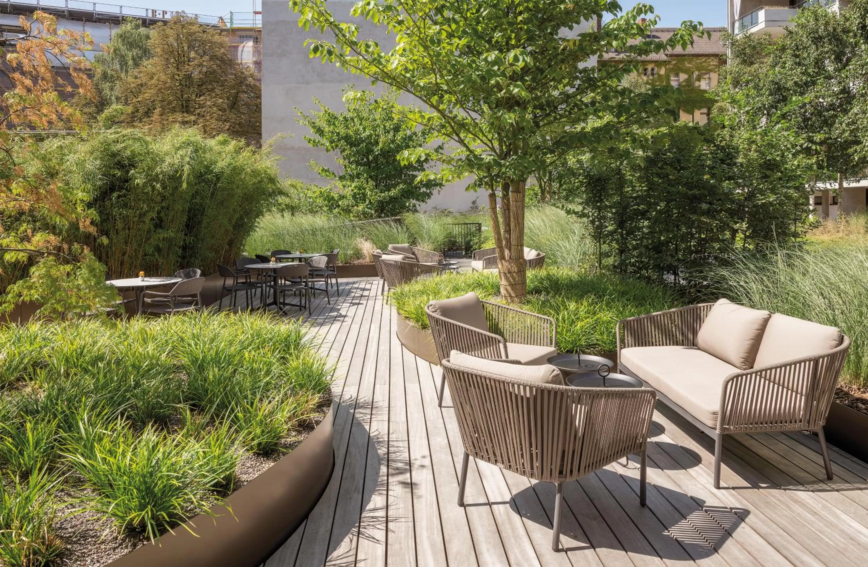 Patio in Hotel the YARD Berlin