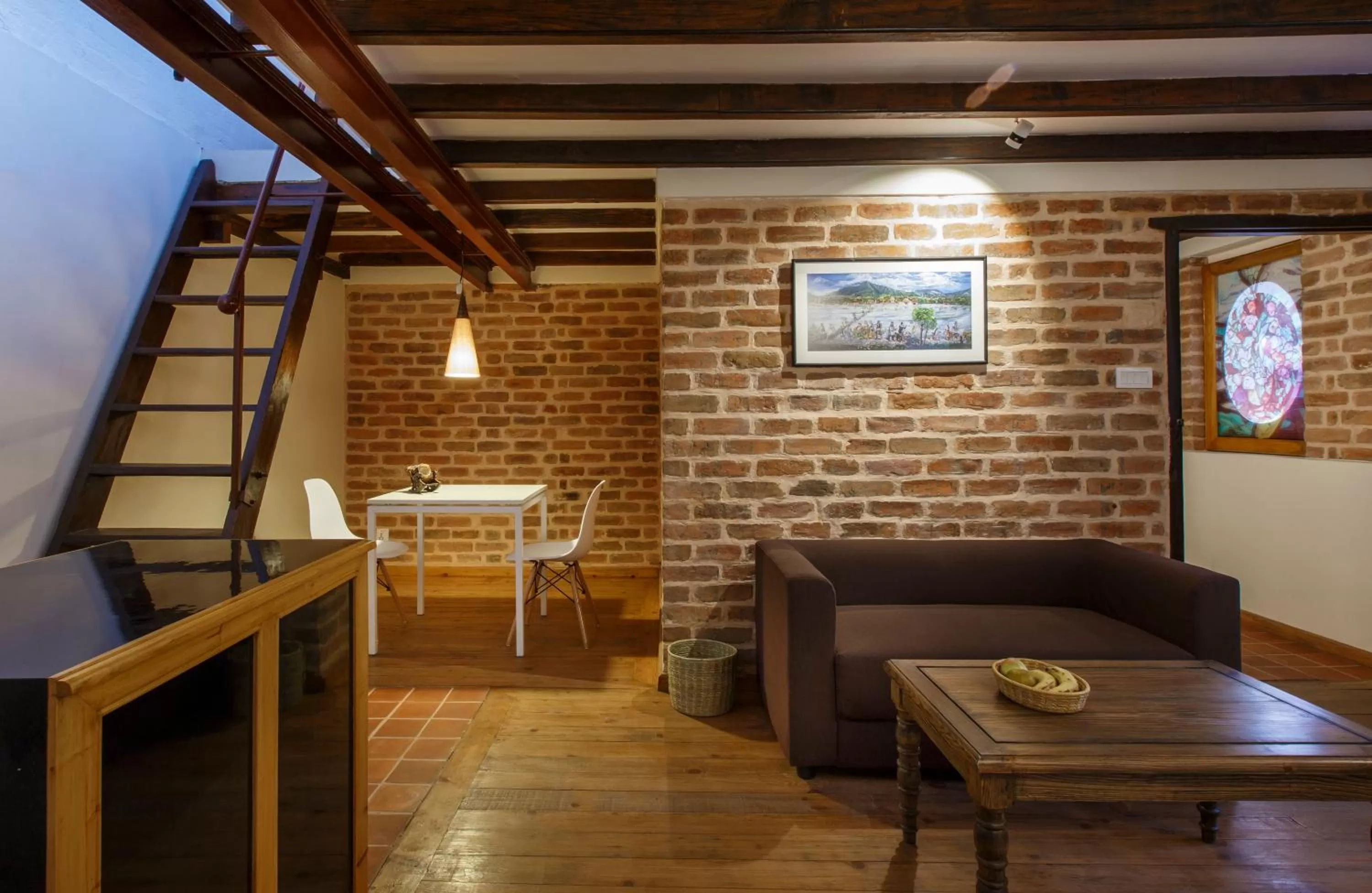 Seating area in Thamel Villa Heritage Hotel