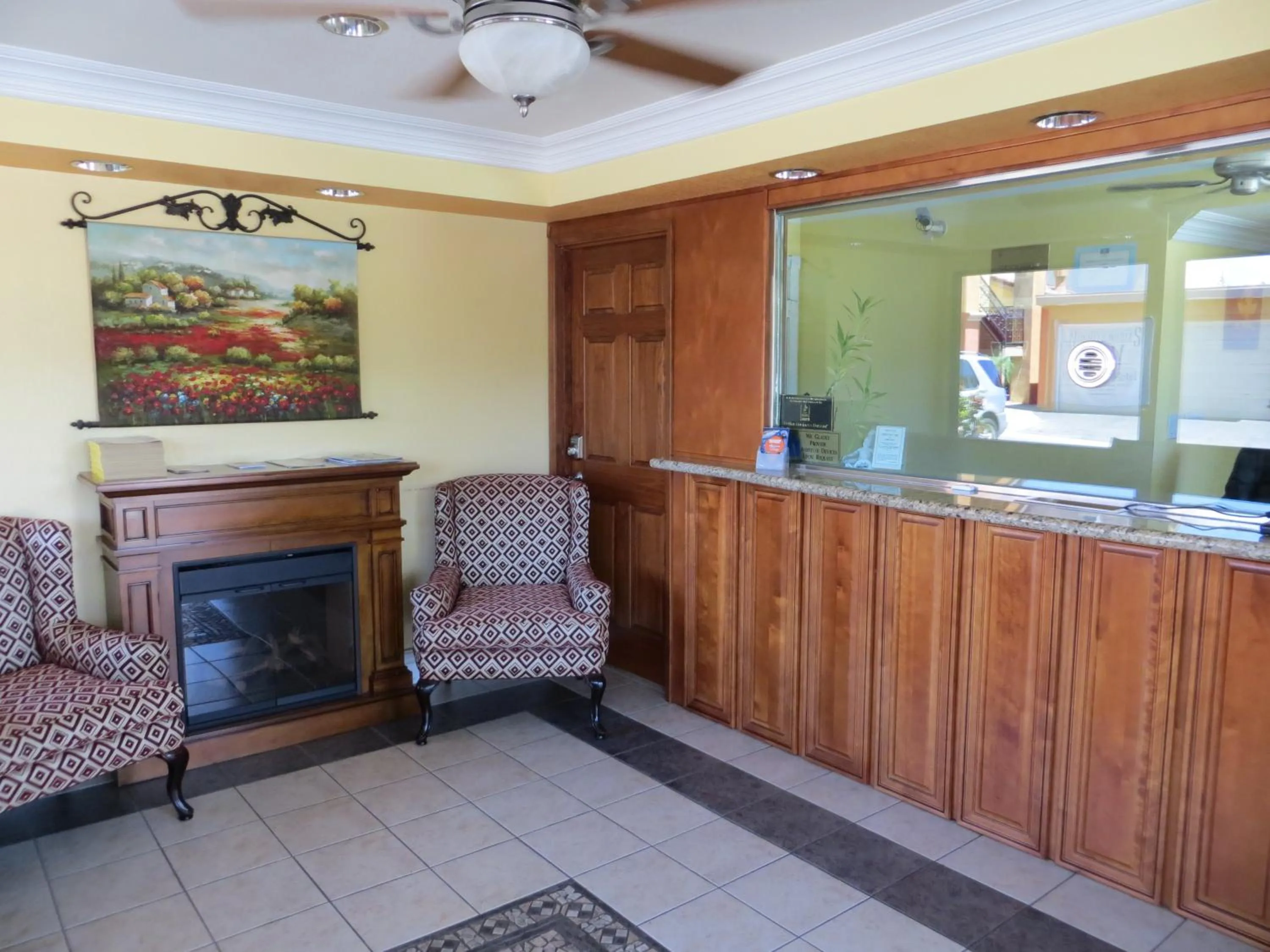 Lobby or reception in Azusa Inn