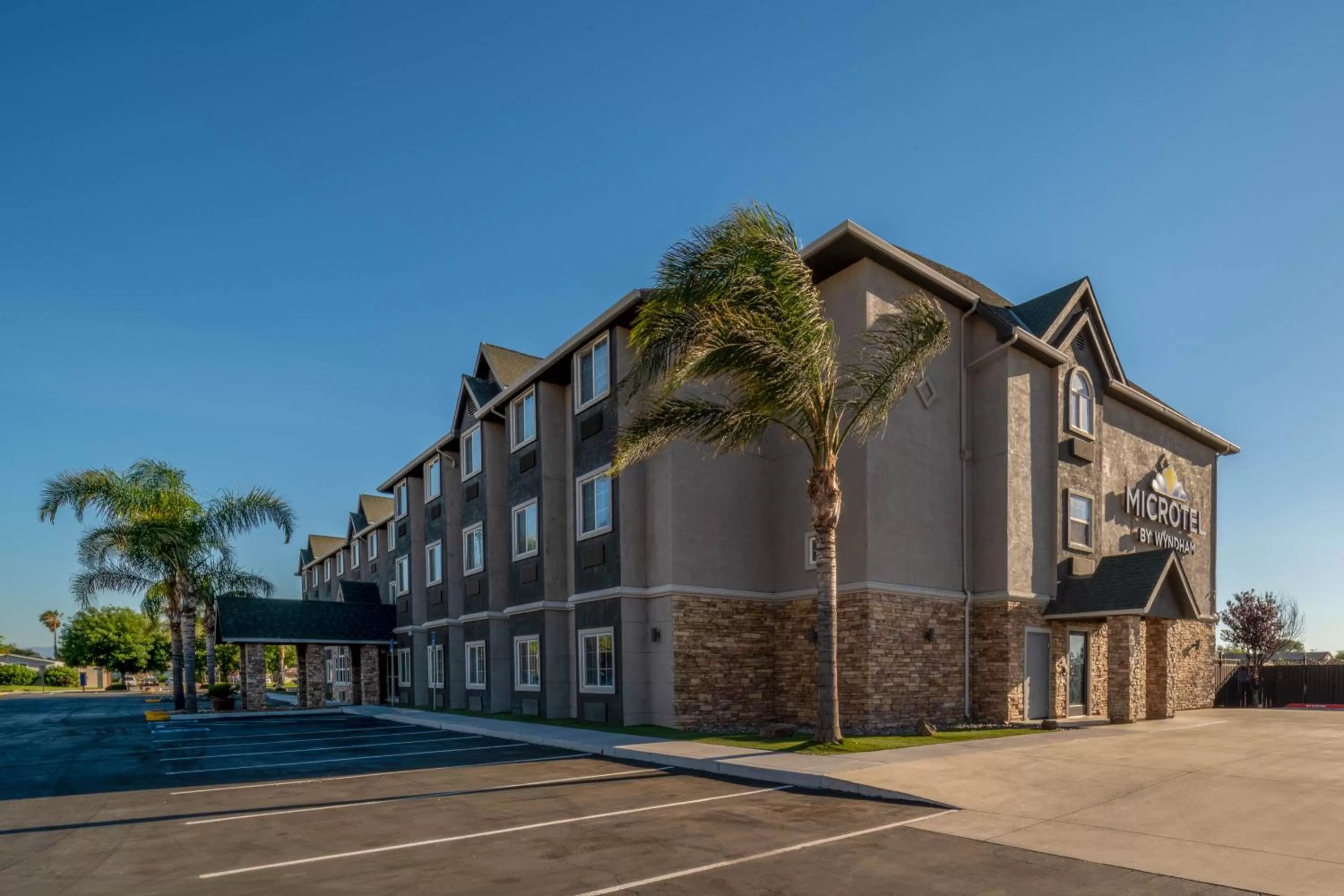 Property building in Microtel Inn & Suites by Wyndham Tracy