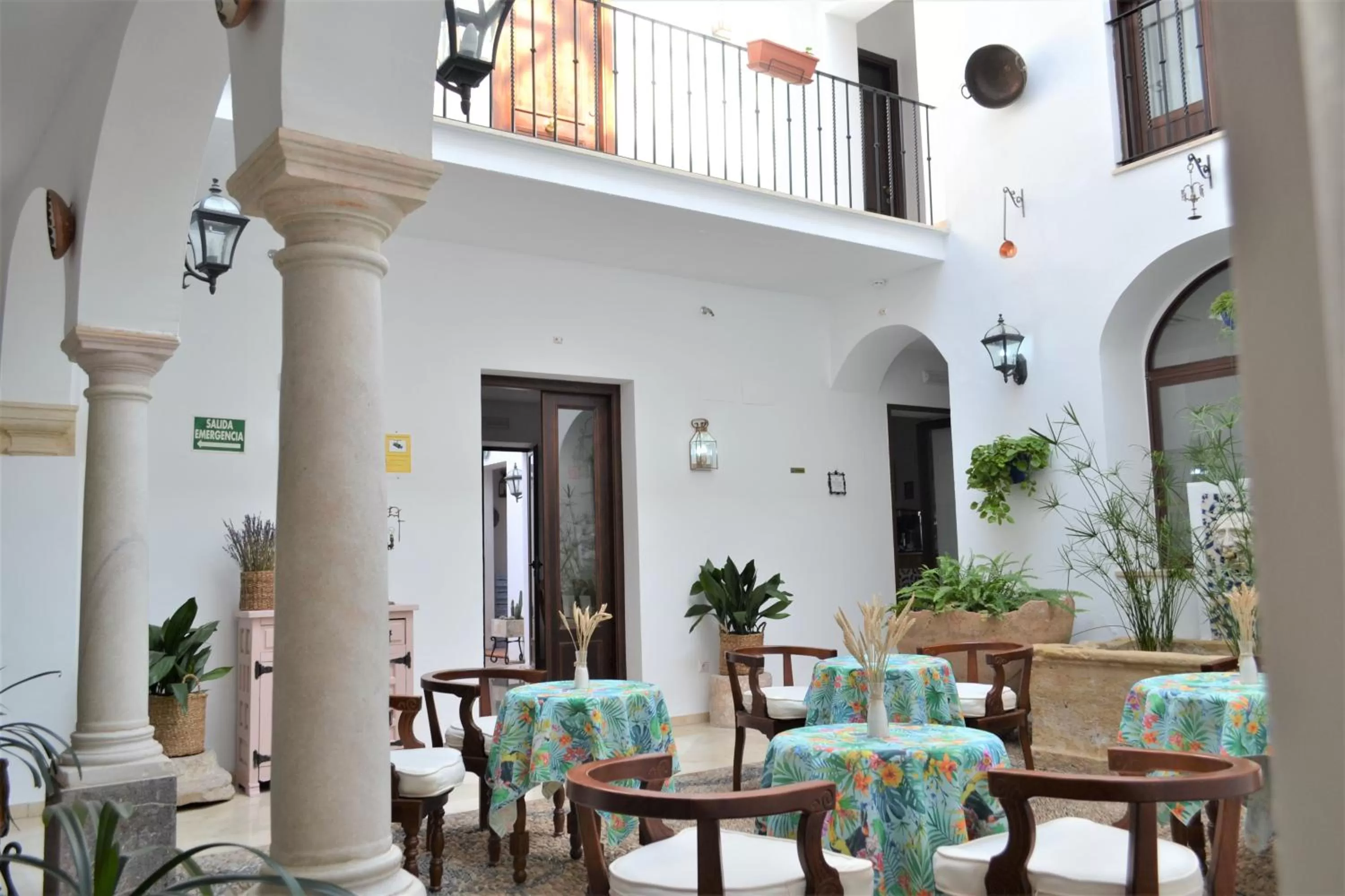 Patio in Hotel Marisa