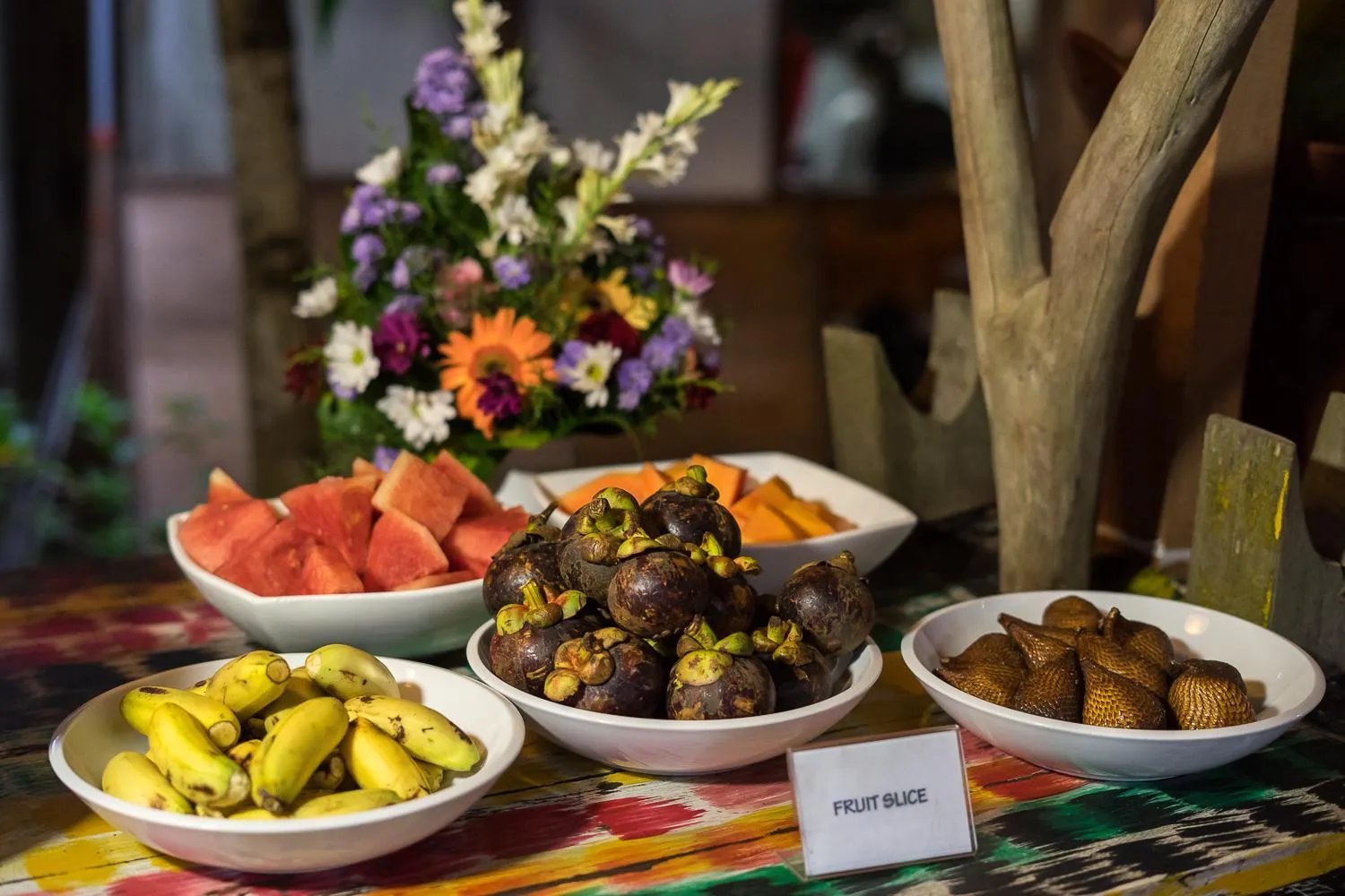 Breakfast in Flower Bud Bungalow Balangan