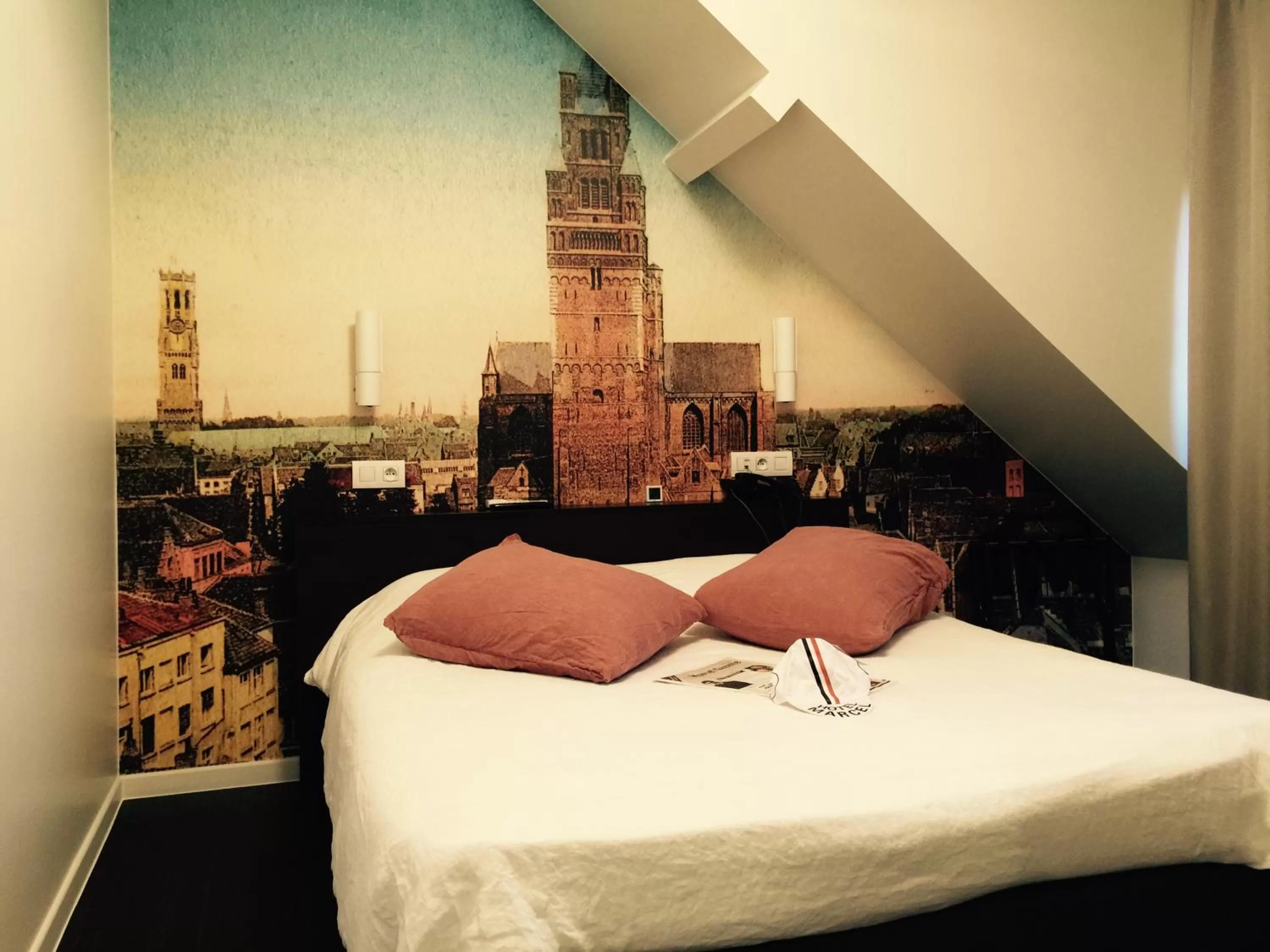 Bed in Hotel Marcel