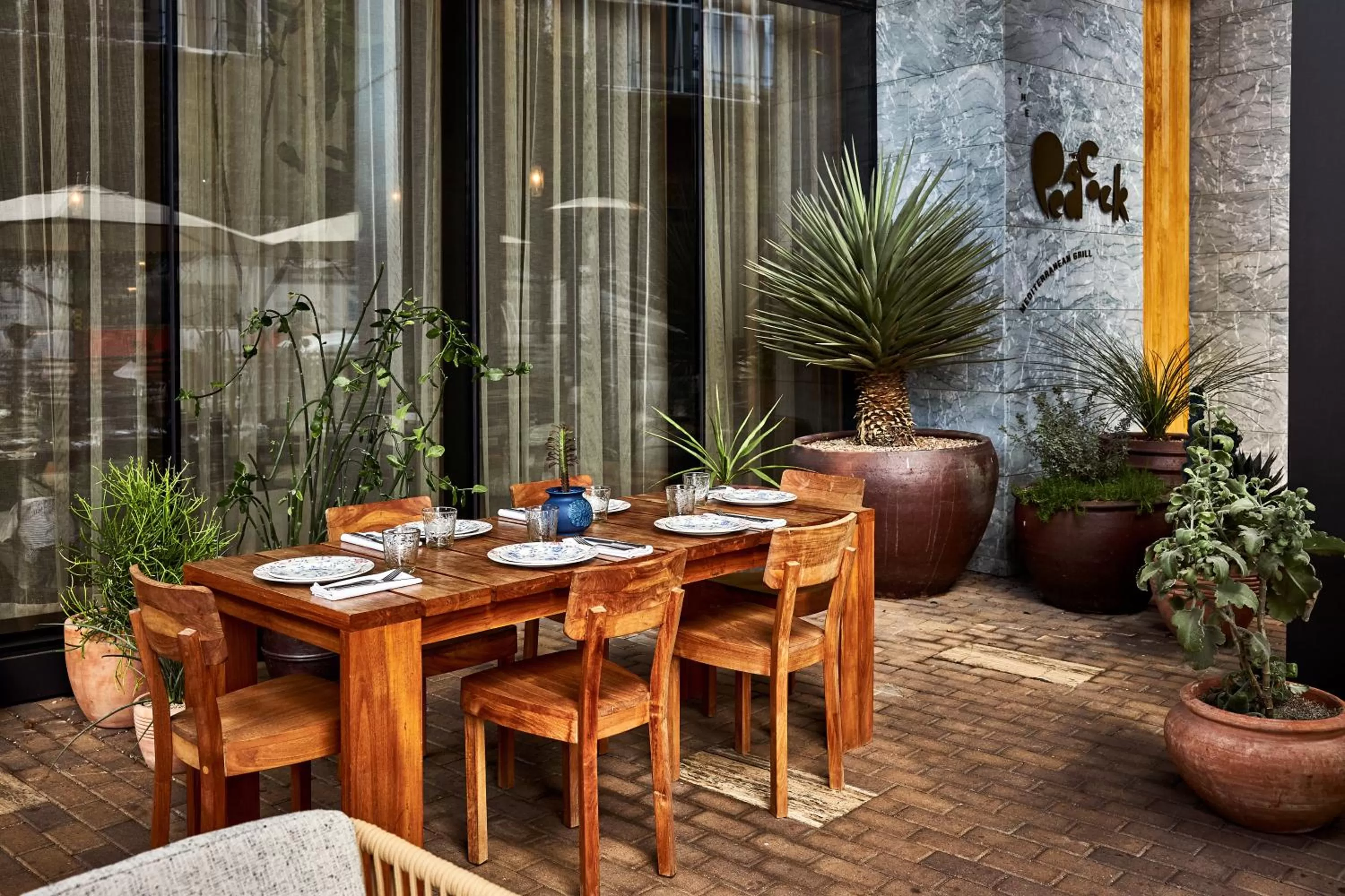 Patio in Austin Proper Hotel, a Member of Design Hotels