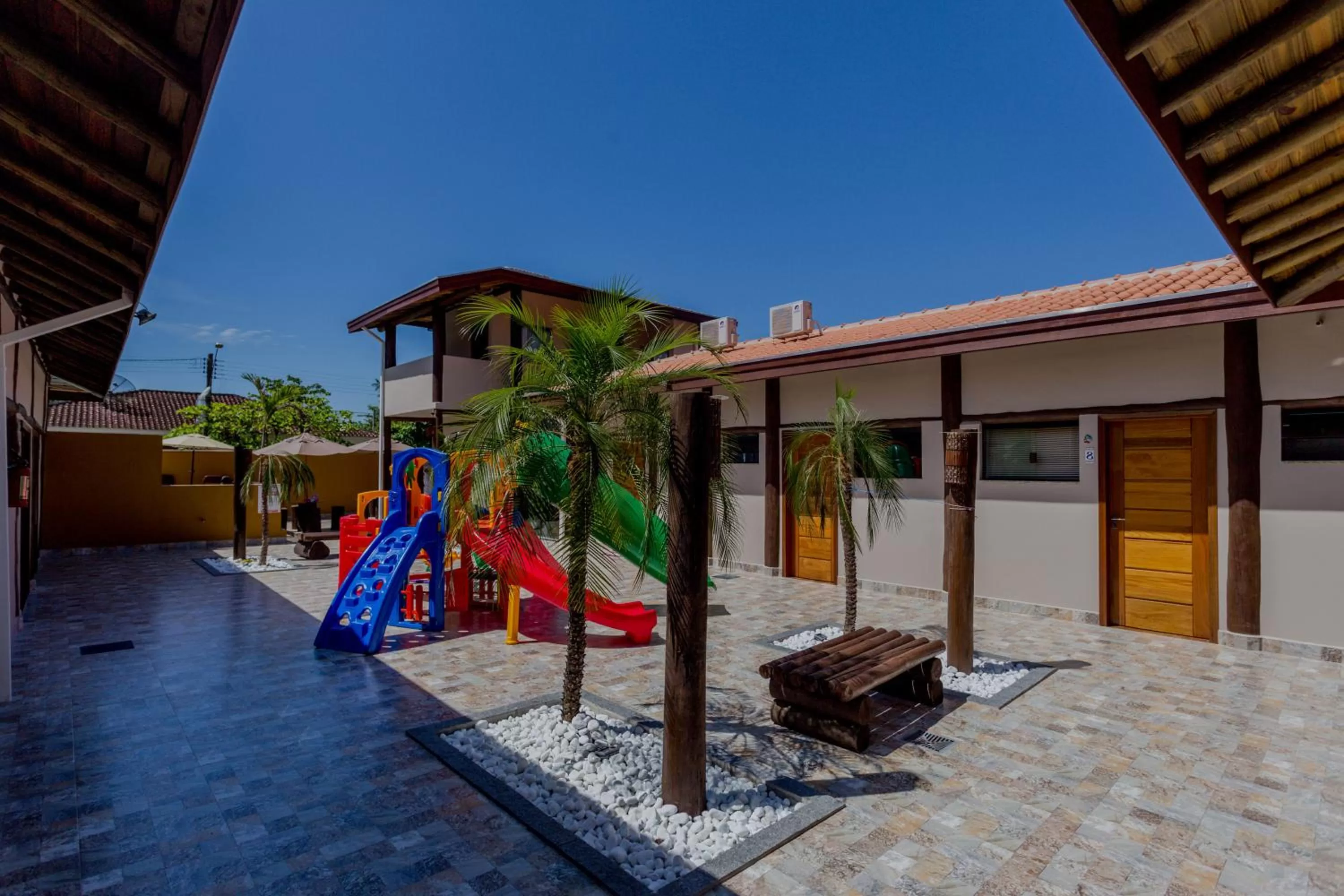 Children play ground in Pousada Chalés do Julião