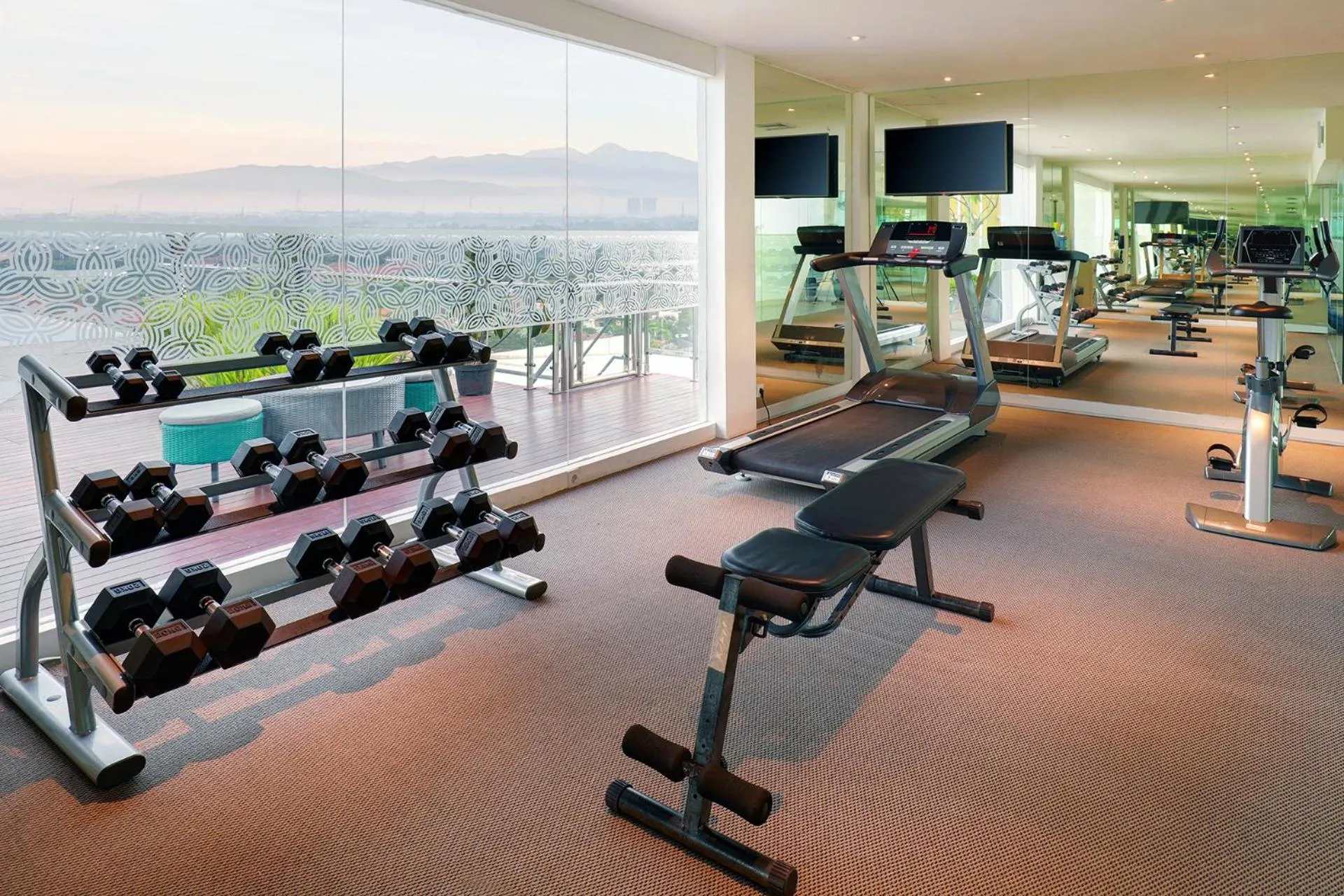 Fitness centre/facilities in Hotel Ciputra Cibubur managed by Swiss-Belhotel International