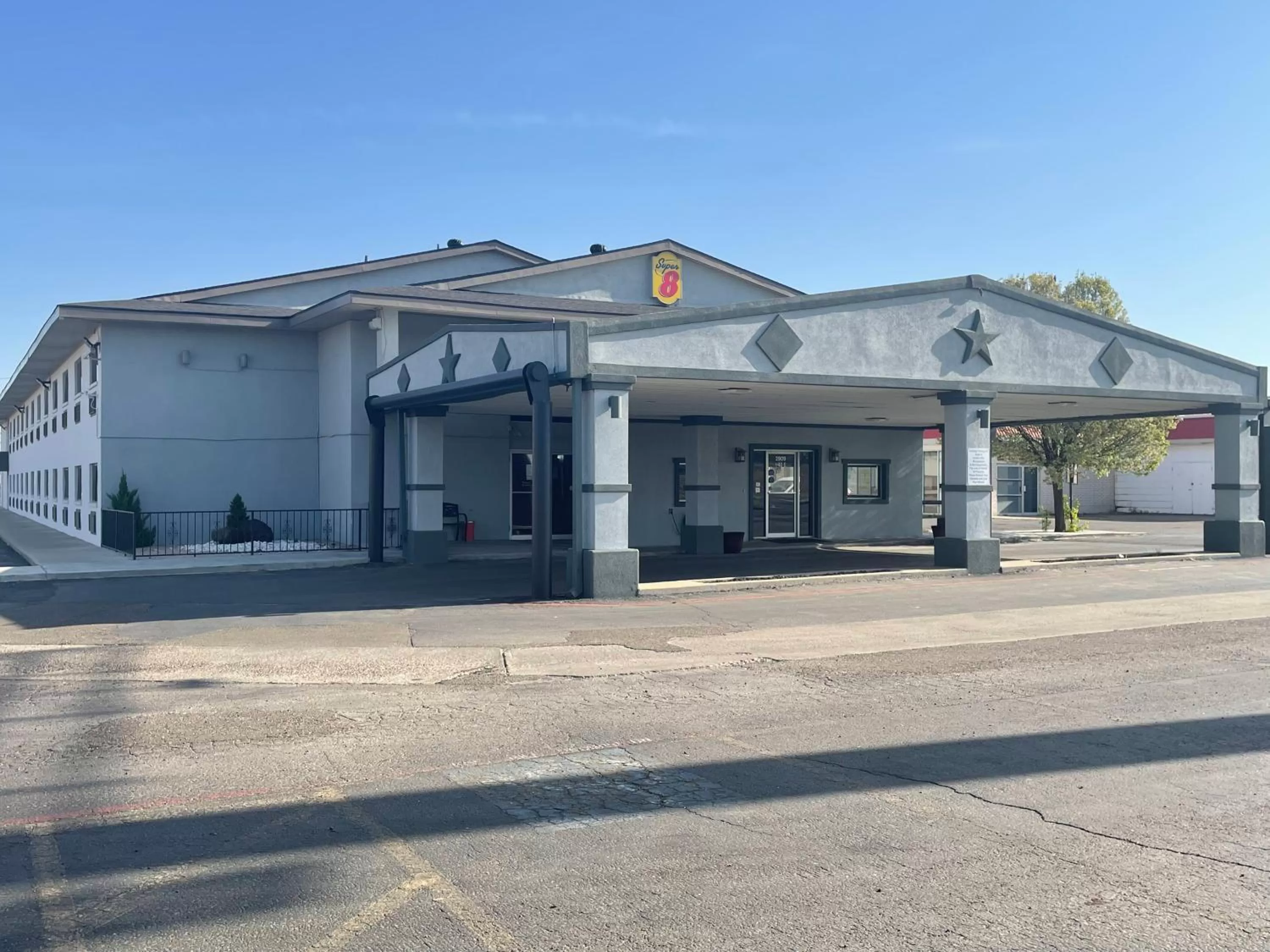 Property building in Super 8 by Wyndham Amarillo Central TX